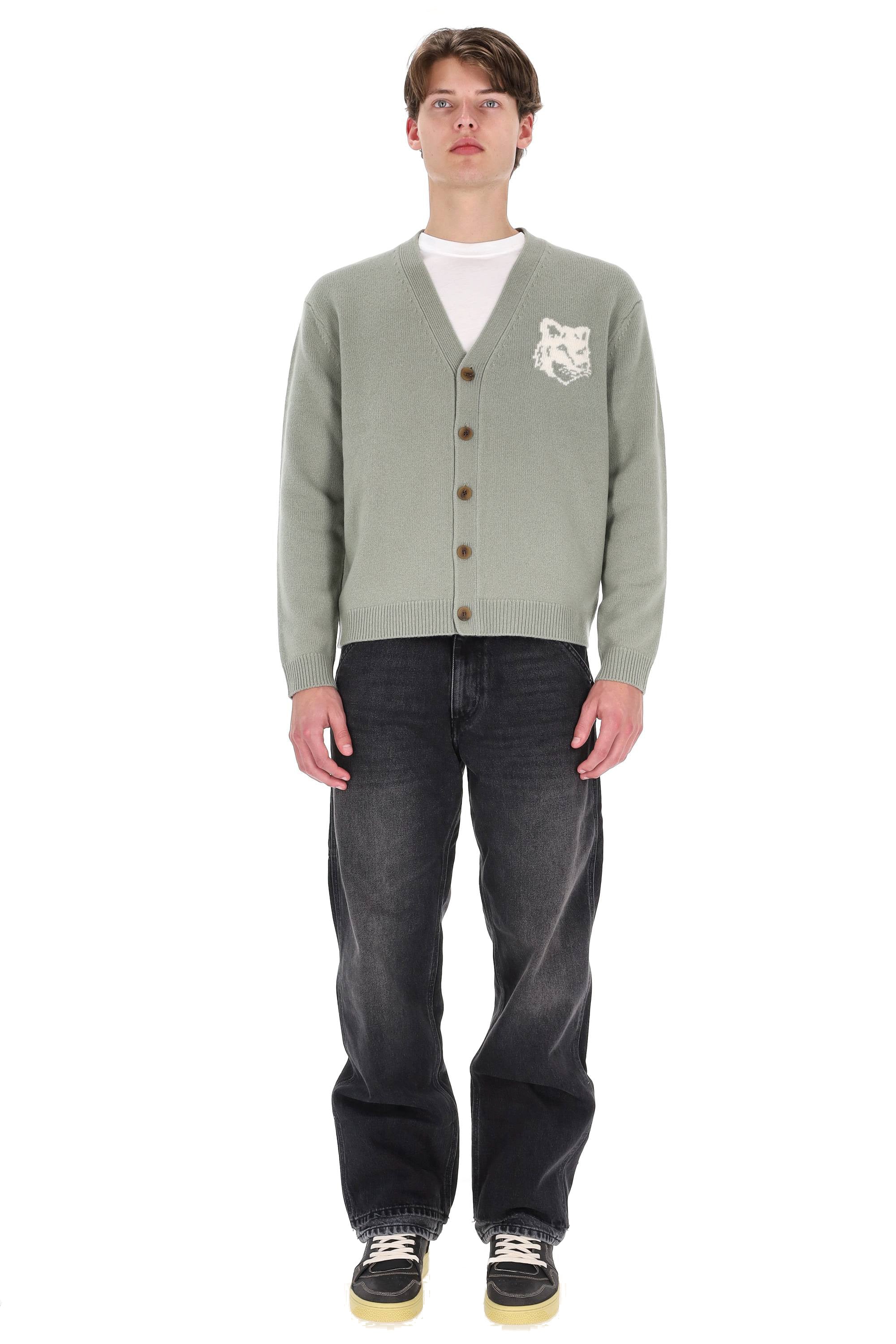 Maison Kitsune Men's Cozy Knit Sweater - FW25 Collection - Image 2