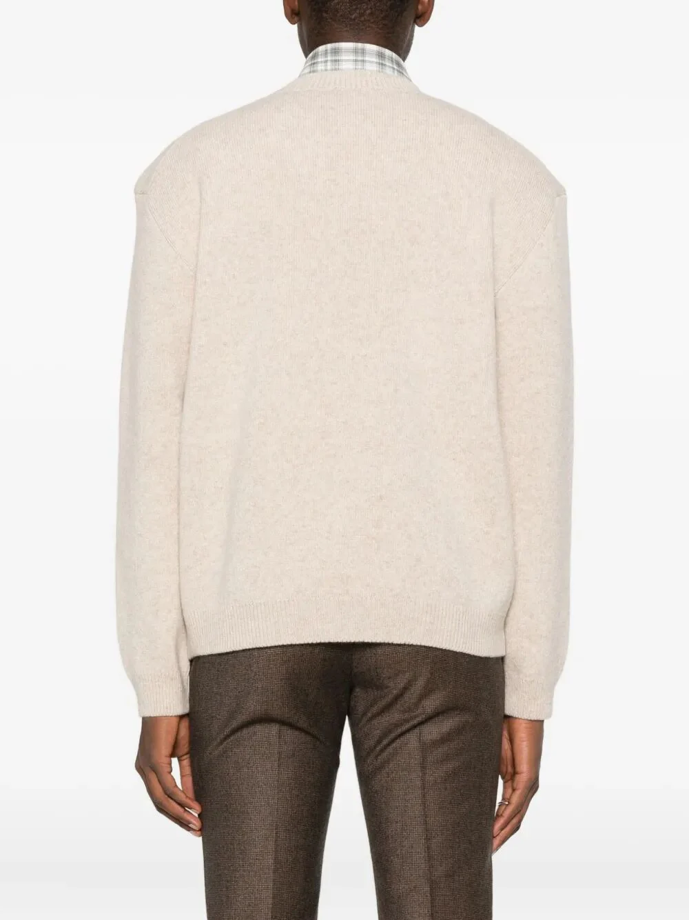 Maison Kitsuné Mini Fox Knit Sweater for Men - Image 3