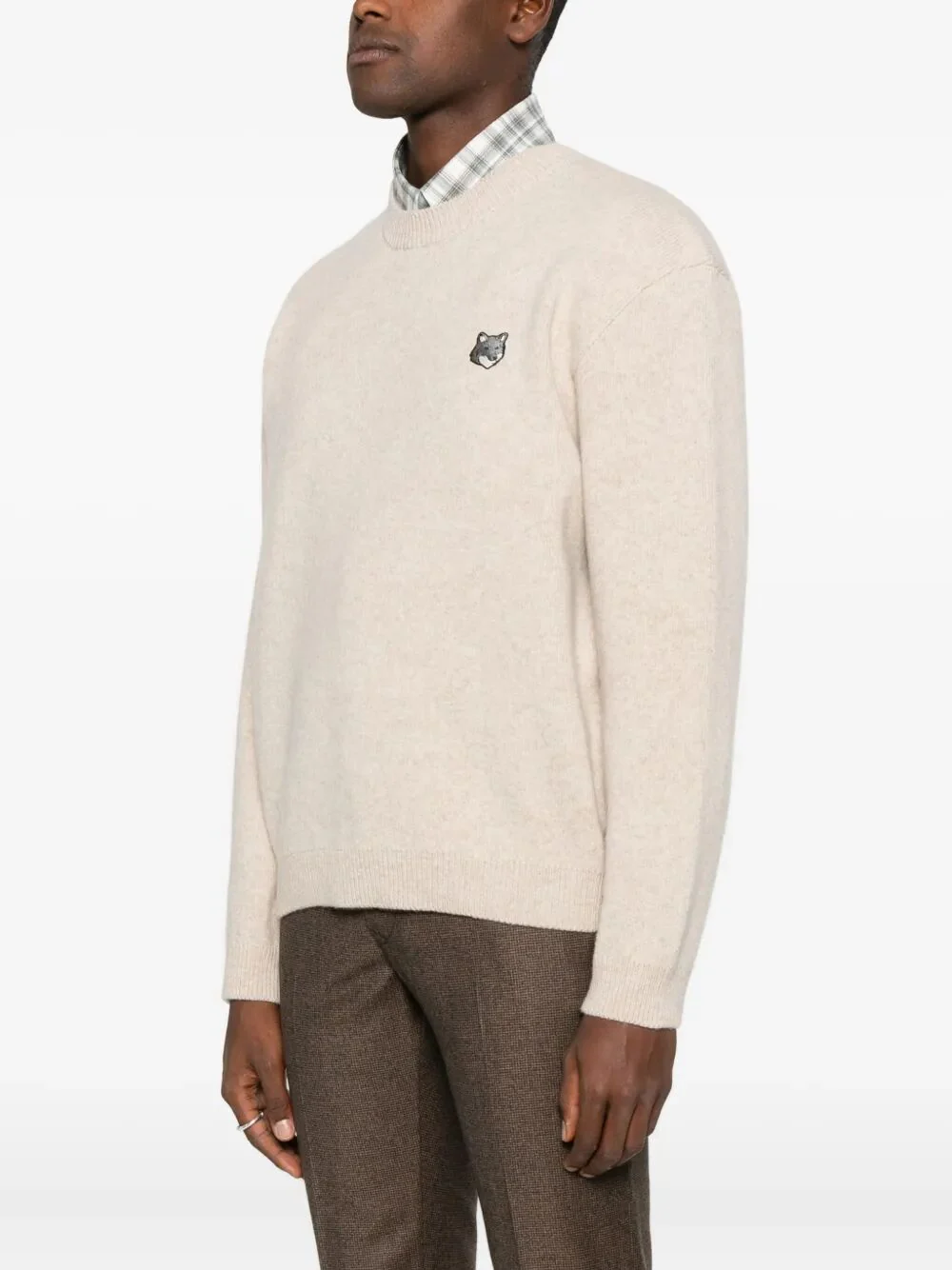 Maison Kitsuné Mini Fox Knit Sweater for Men - Image 5