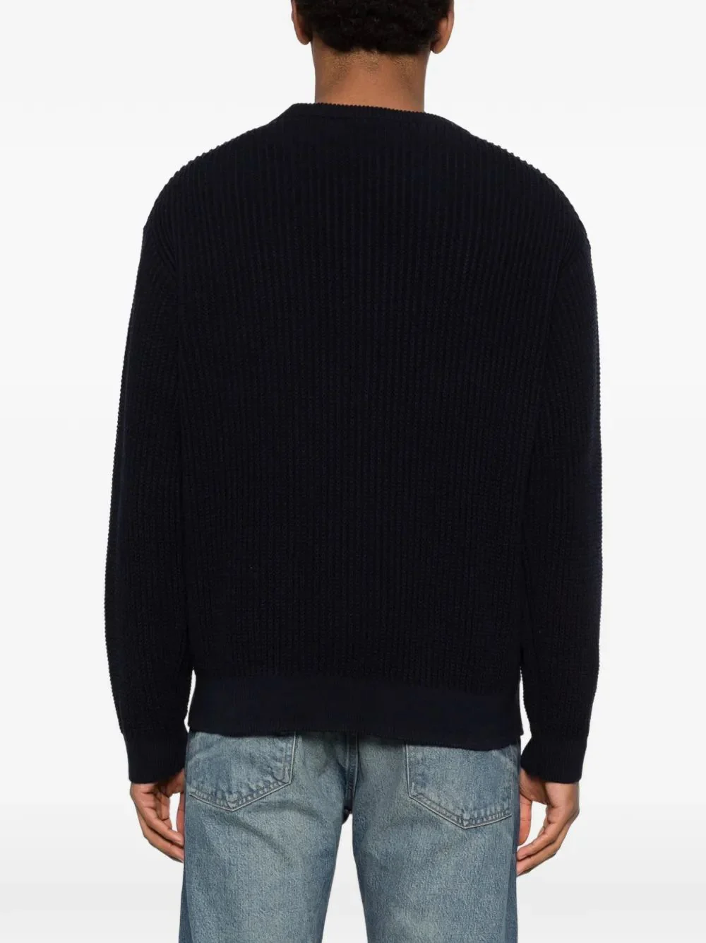 Maison Kitsuné Ribbed Cotton Jumper for Men - Image 4