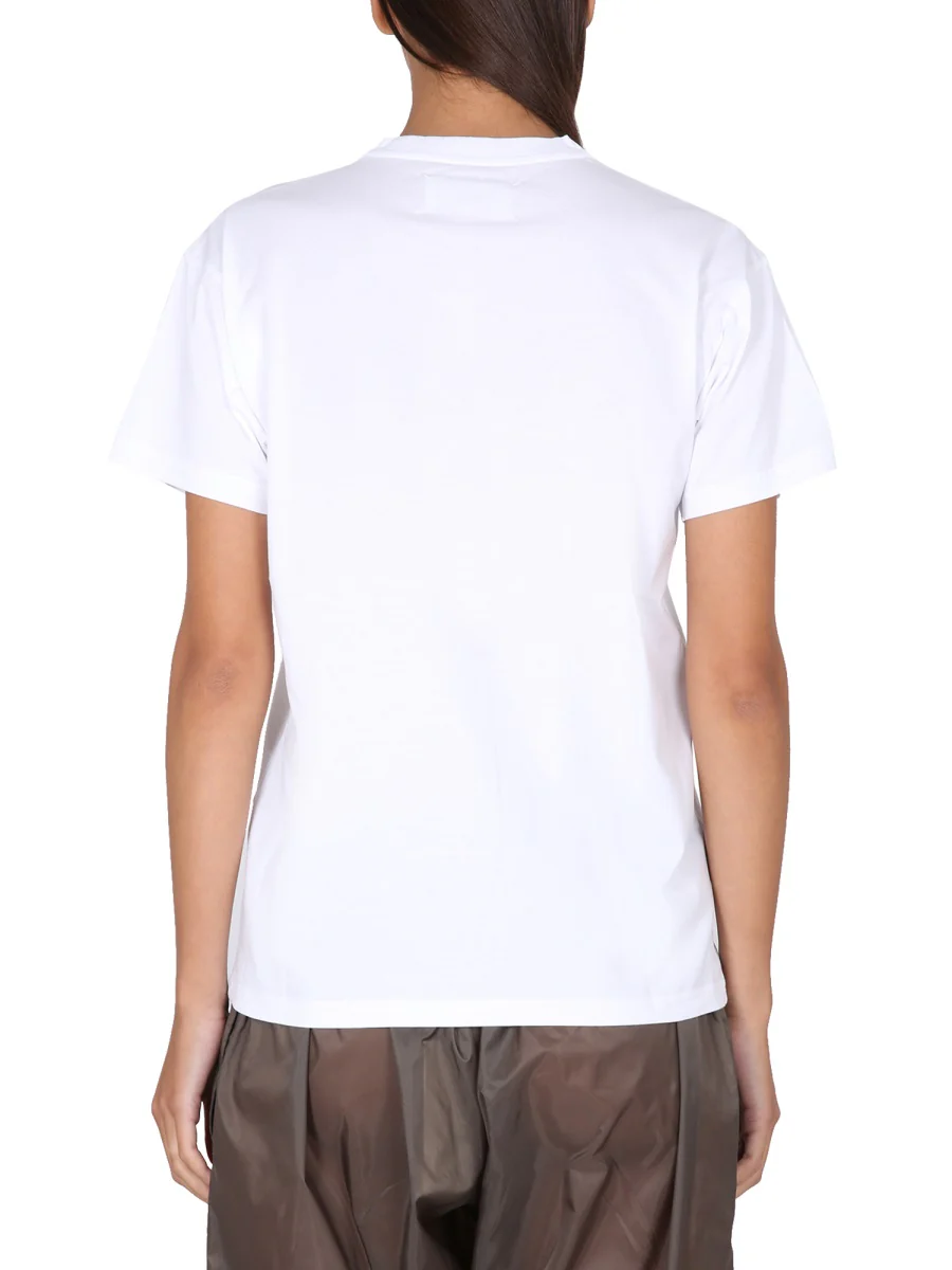Maison Margiela Crowling Logo Print Crewneck T-Shirt - Image 3