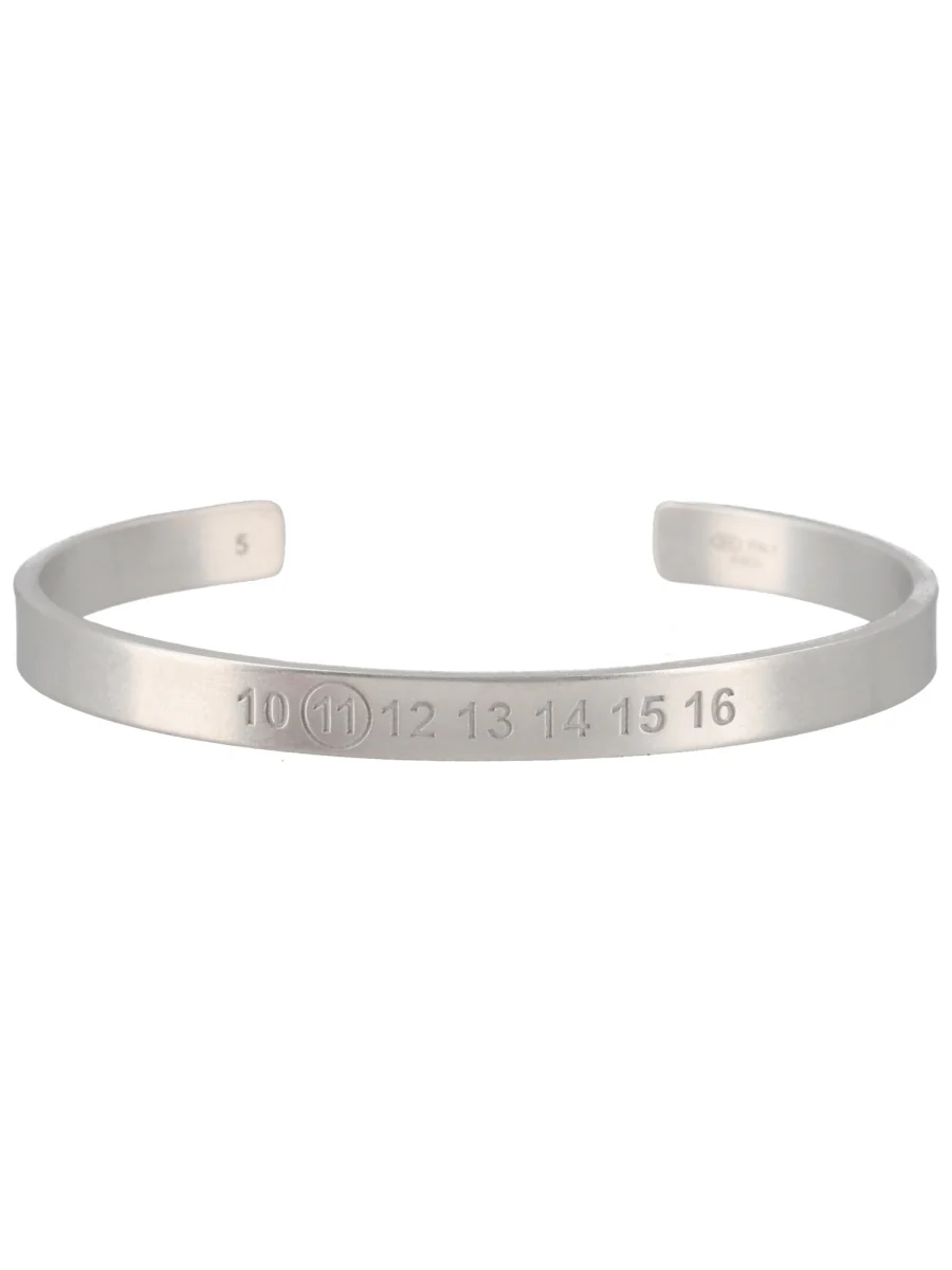 Maison Margiela Elegant Silver Bracelet - Number Reference