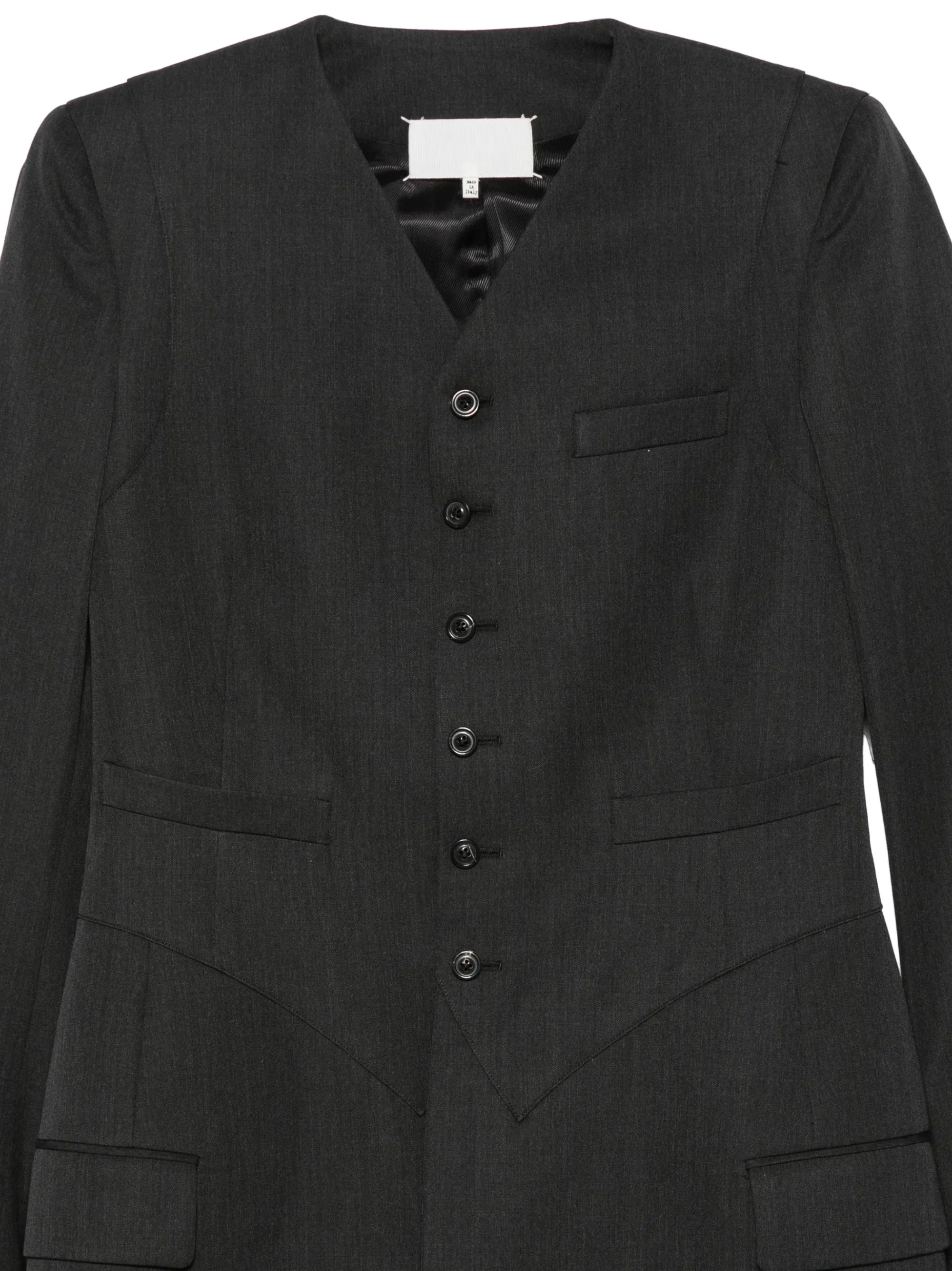 Maison Margiela Elegant Virgin Wool Coat for Women - Image 3
