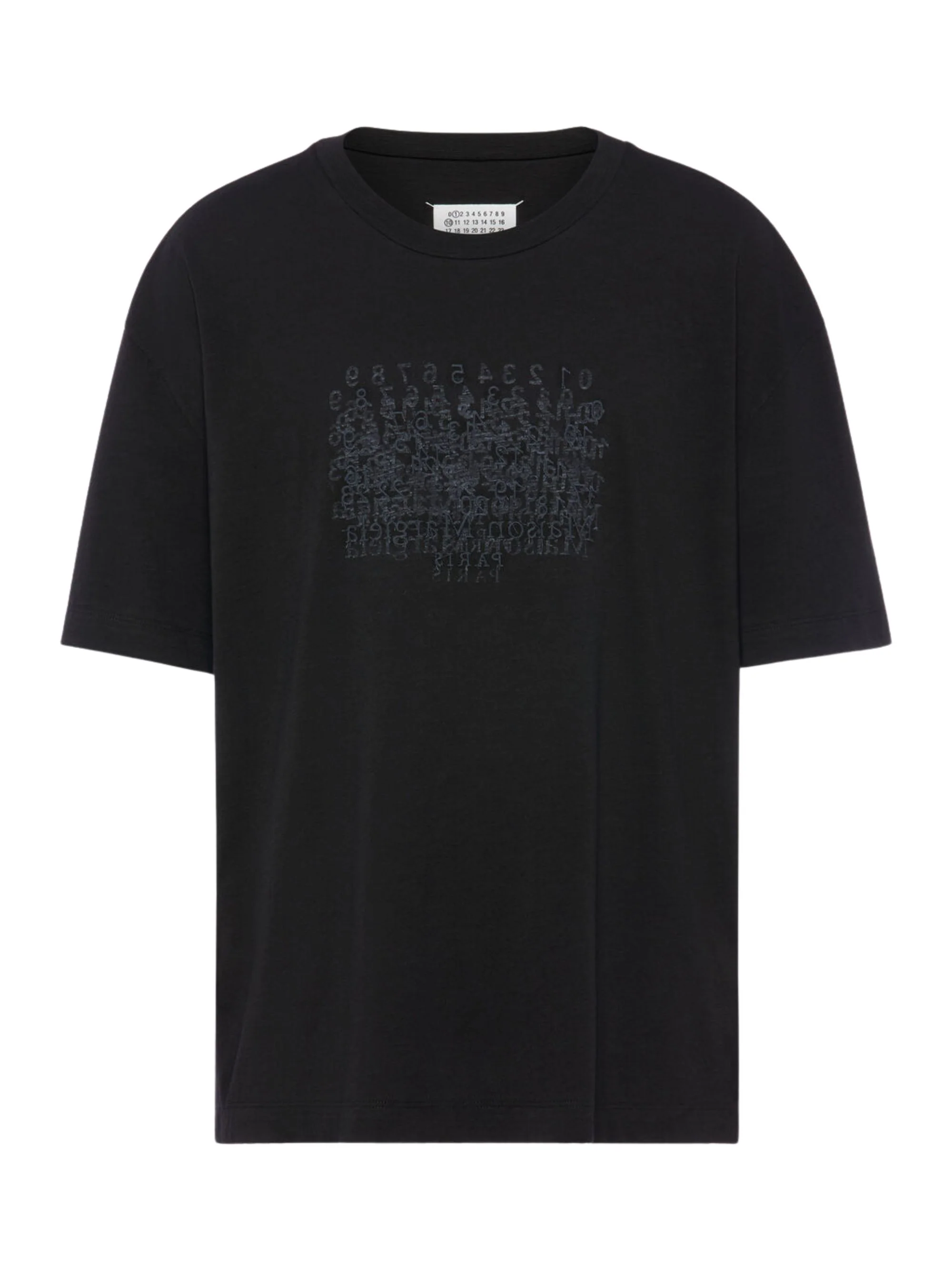 Maison Margiela Embroidered Cotton T-shirt for Men - Image 2