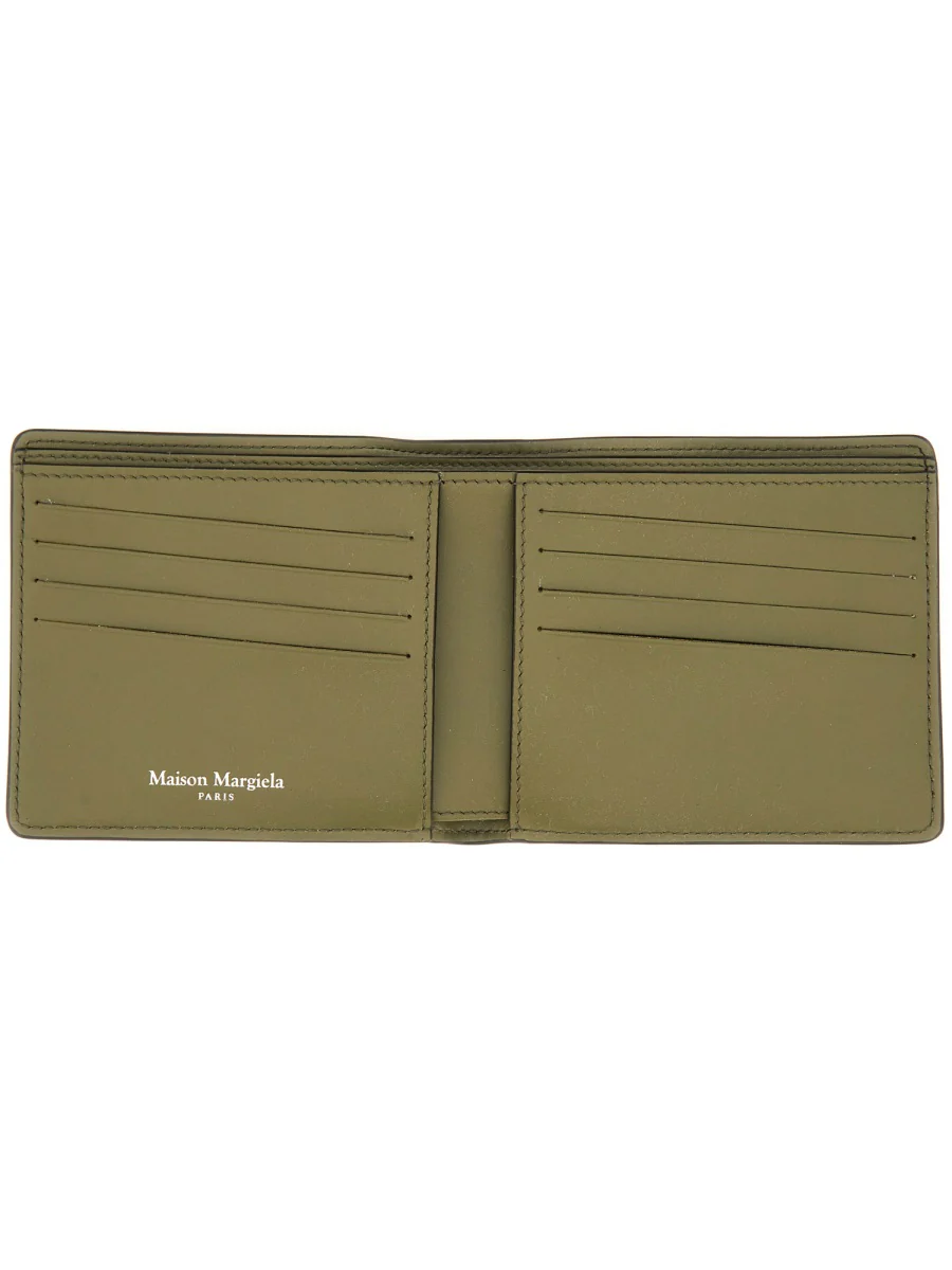 MAISON MARGIELA Four Stitches Leather Bi-Fold Wallet - Image 3