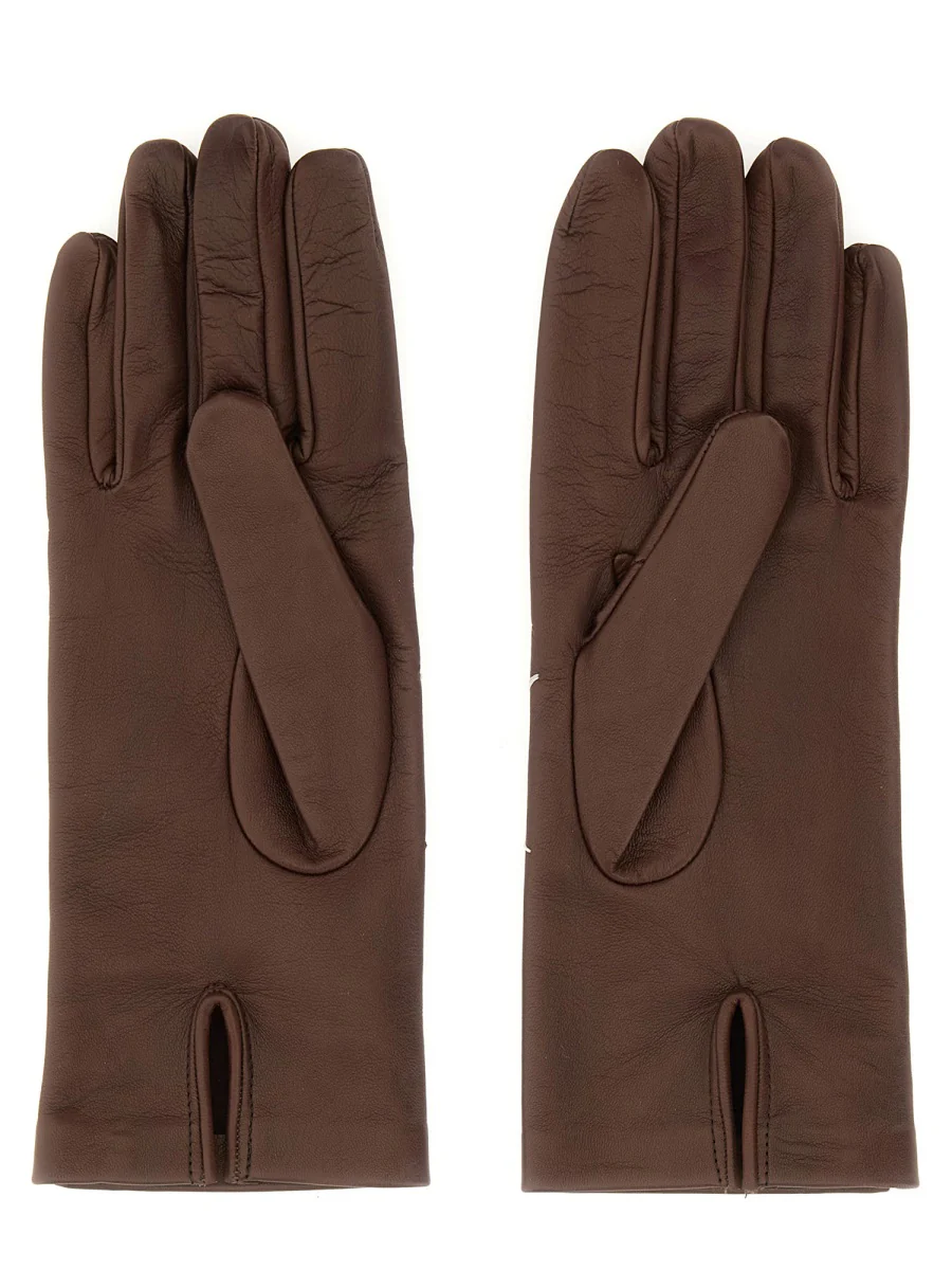 MAISON MARGIELA Leather Gloves - Image 2