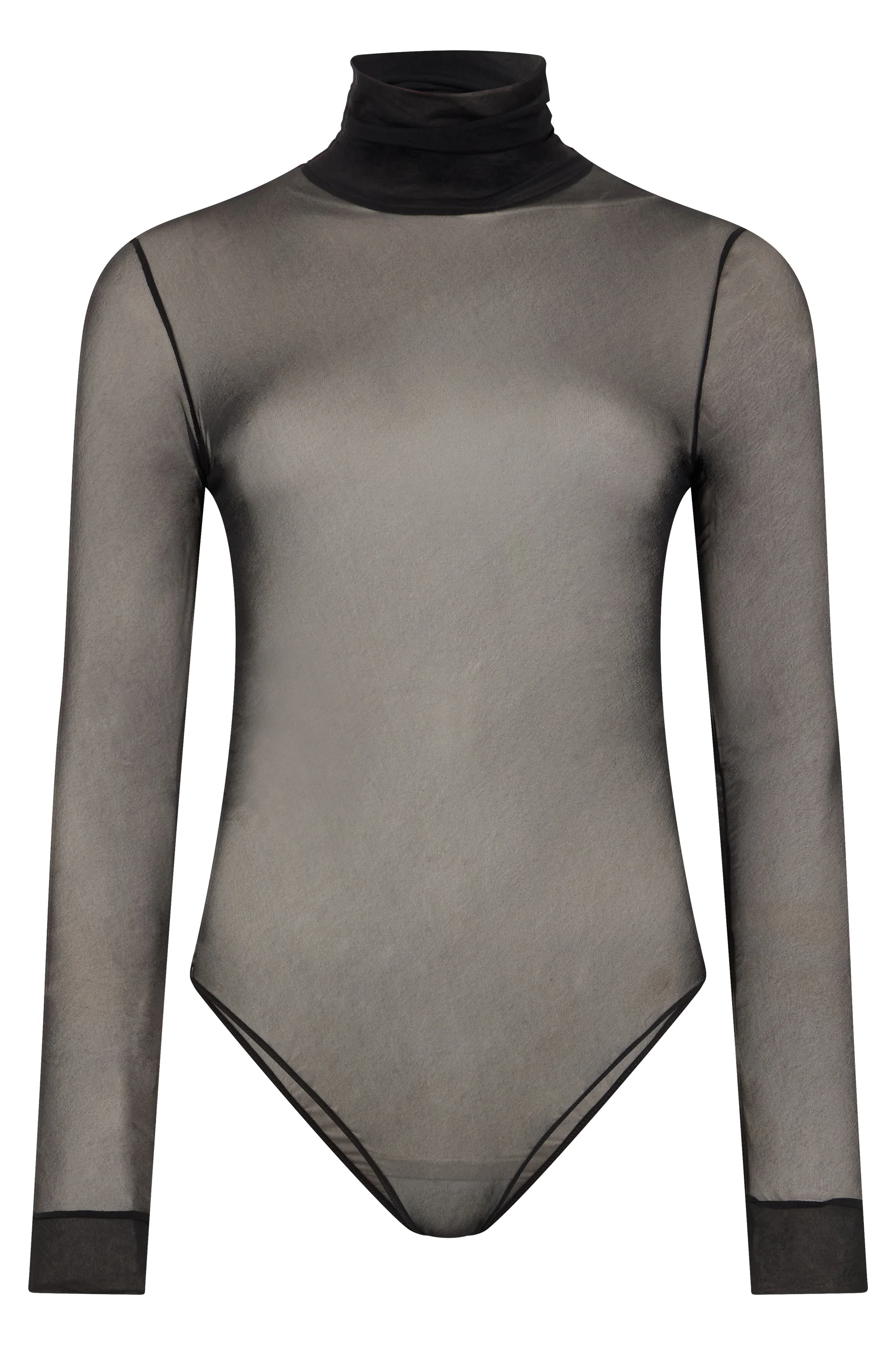 Maison Margiela Long Sleeve Semi-Transparent Bodysuit