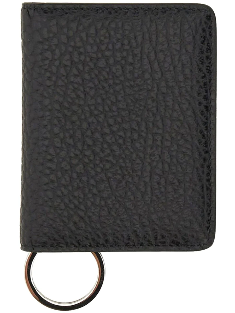 Maison Margiela Mini Bifold Wallet with Keyring - 8 cm x 10 cm x 2 cm