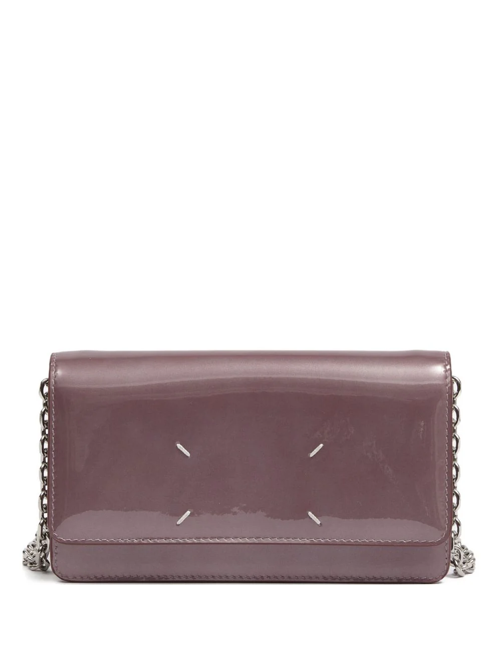 Maison Margiela Mini Leather Bag with Chain Strap - 11 cm Height