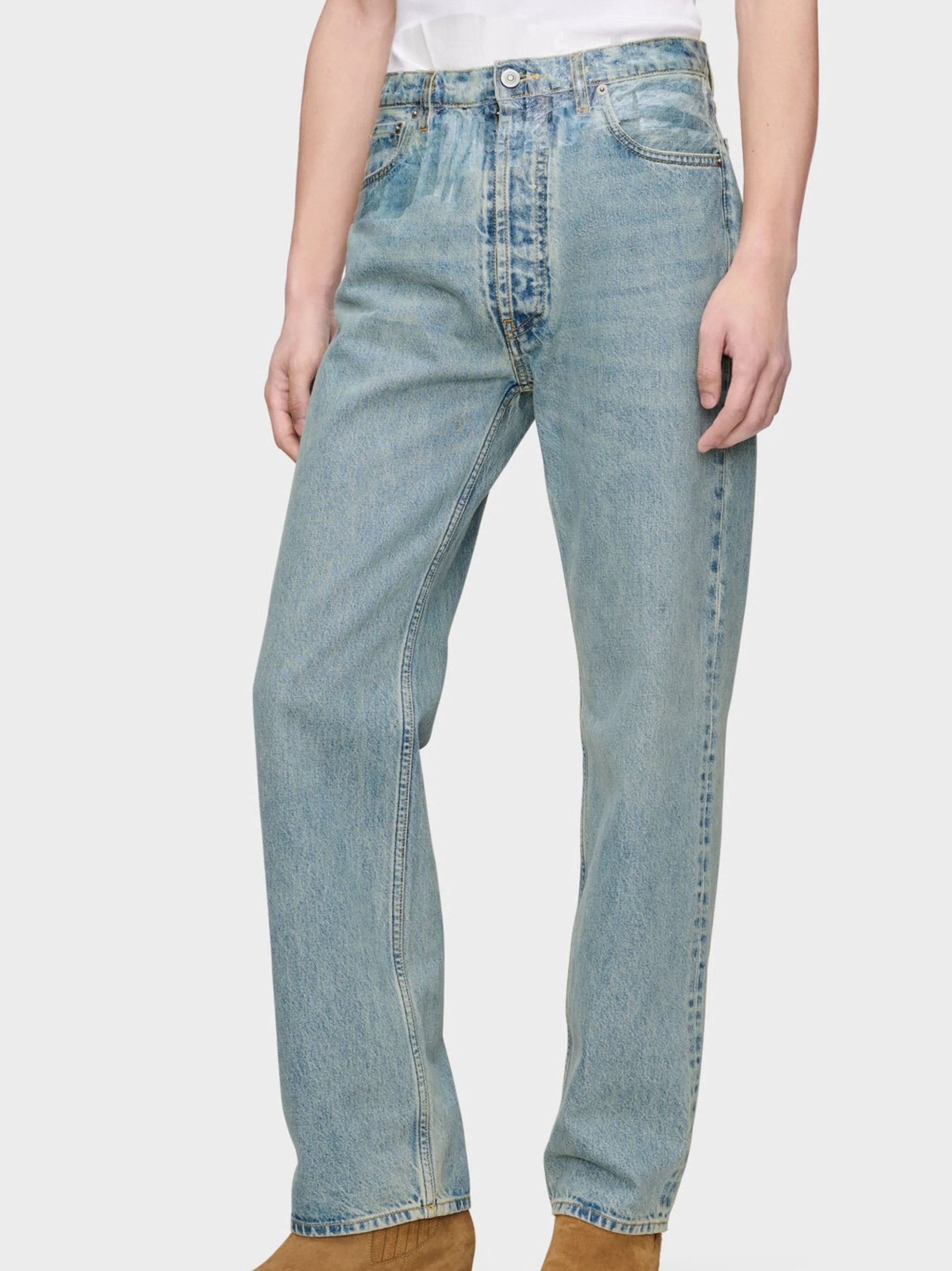 Maison Margiela Straight-Leg Cotton Jeans - Image 2