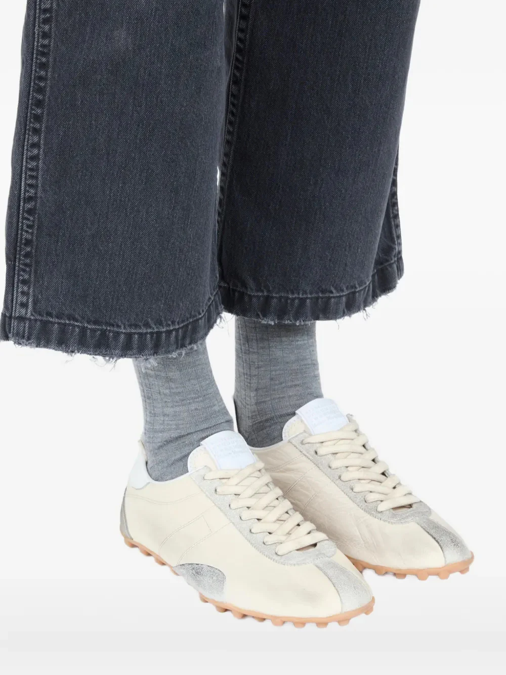 Maison Margiela Stylish Lace-Up Sneakers for Him - Image 5