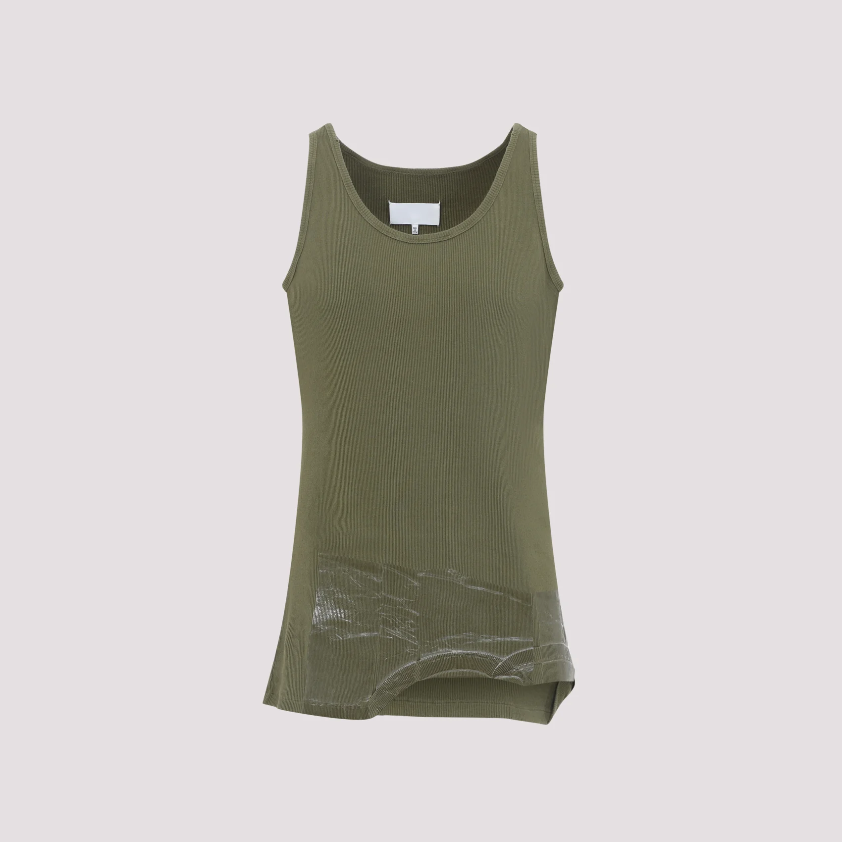 Maison Margiela Taped Cotton Tank Top - Image 3