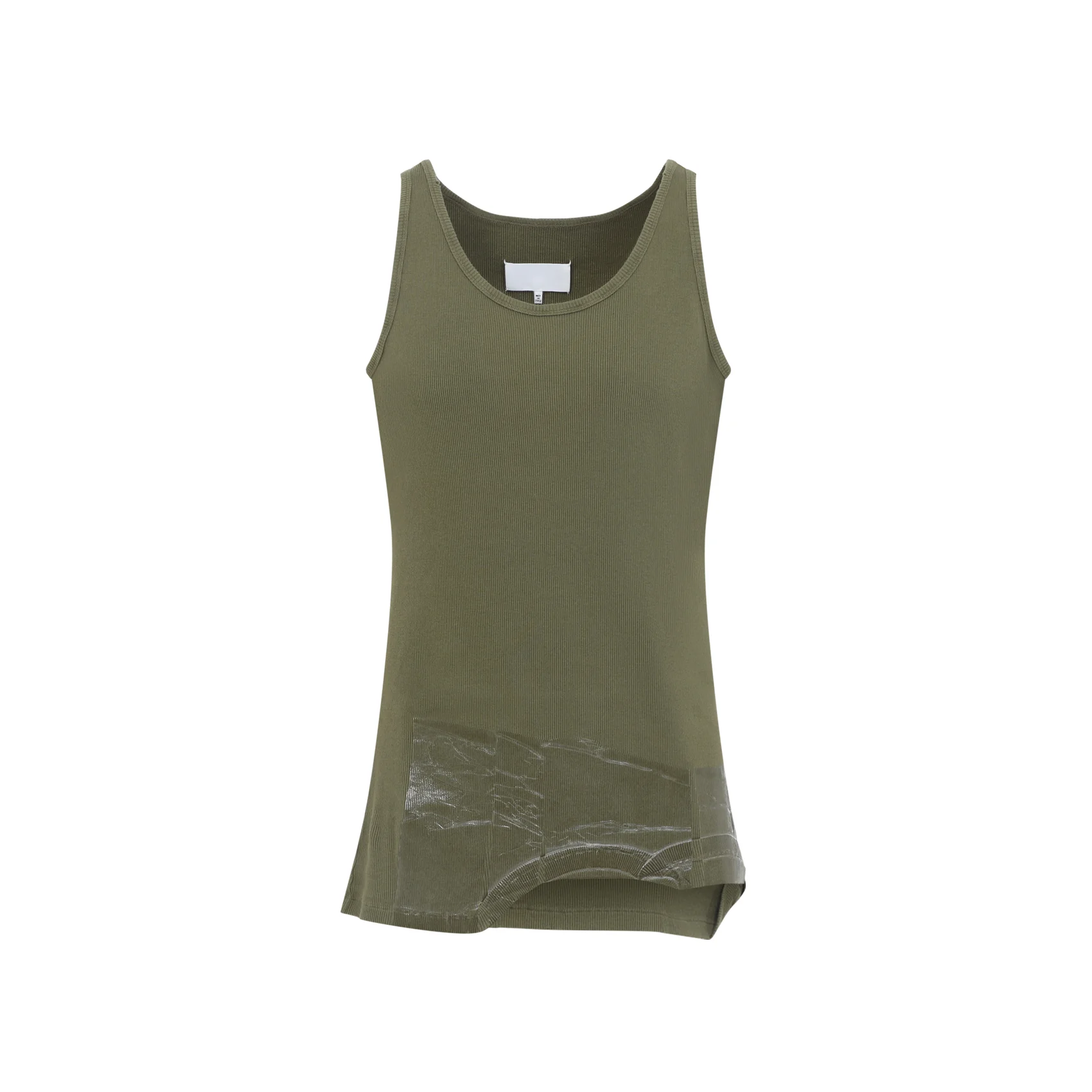 Maison Margiela Taped Cotton Tank Top - Image 7