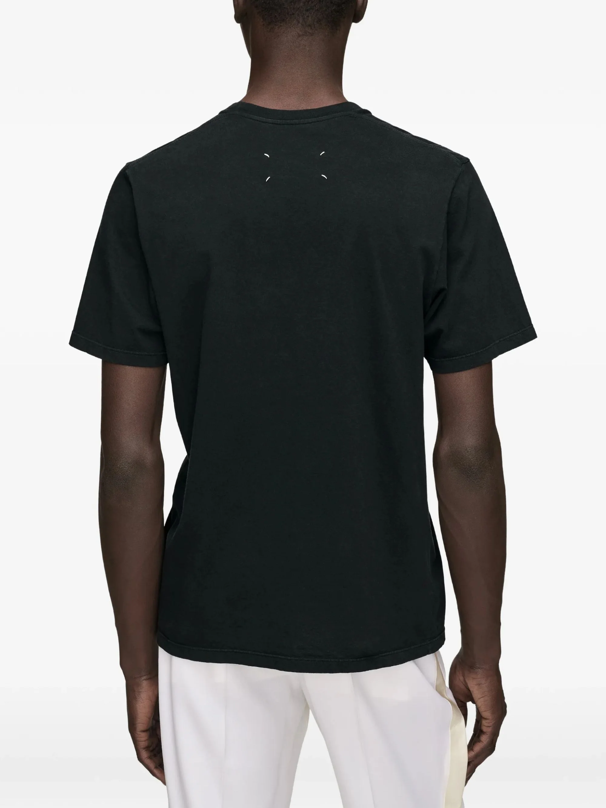 Maison Margiela Taped T-shirt with Transparent Detail for Men - Image 7