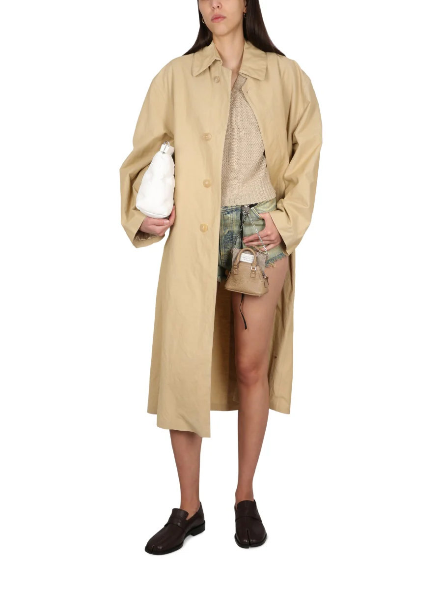 MAISON MARGIELA Utility Cotton Trench Coat - Image 2