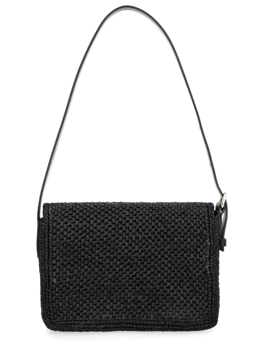 Manebi Mini Raffia Shoulder Bag - Image 2