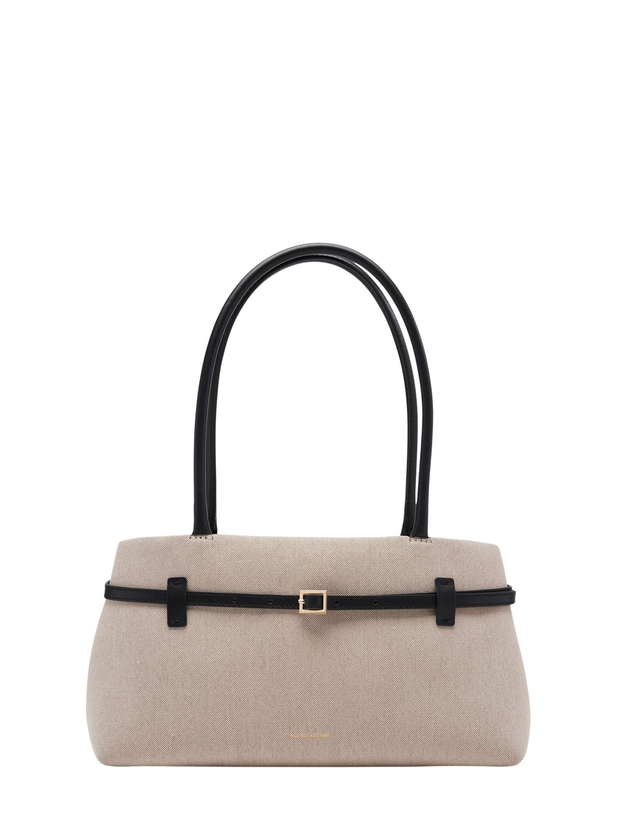Manu Atelier Mini Calf Leather Tote Bag