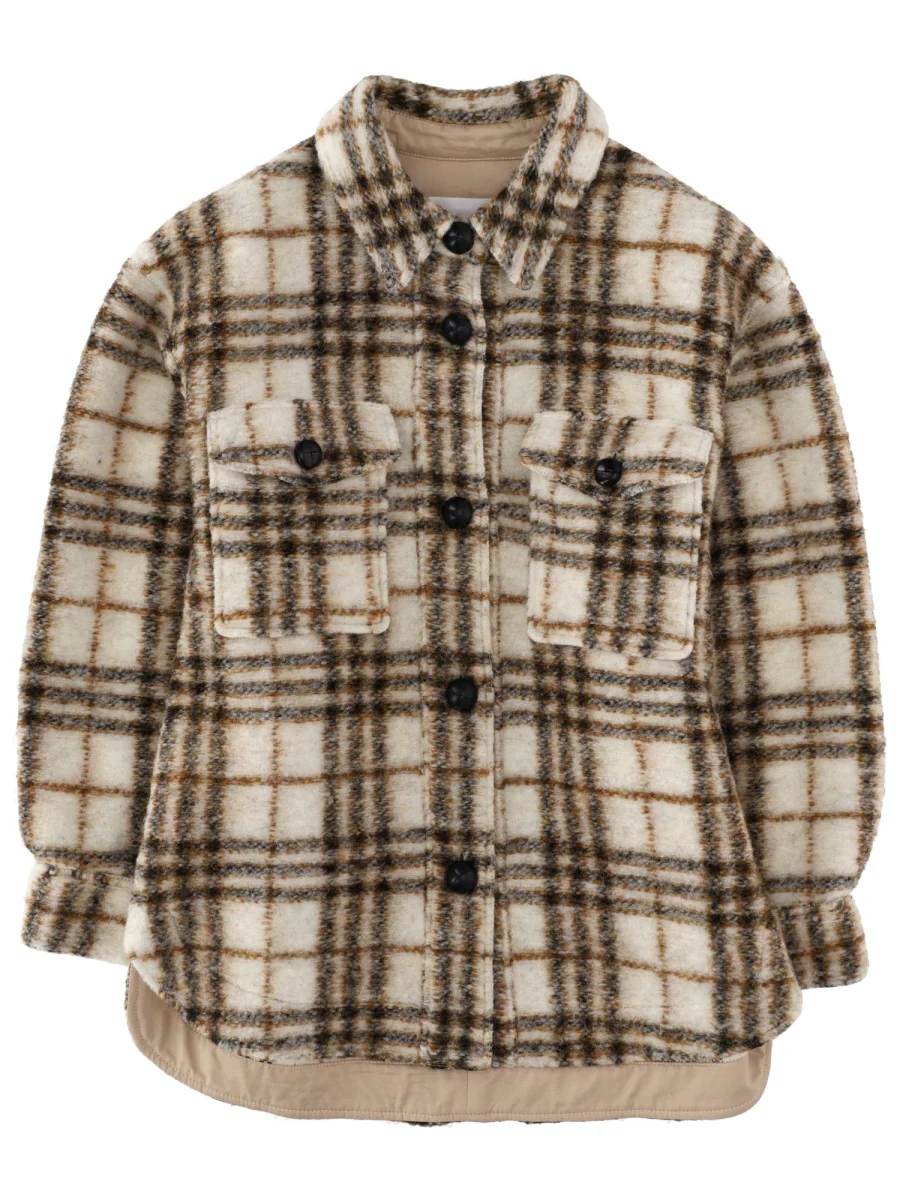 MARANT ÉTOILE Checked Pocketed Shirt Jacket
