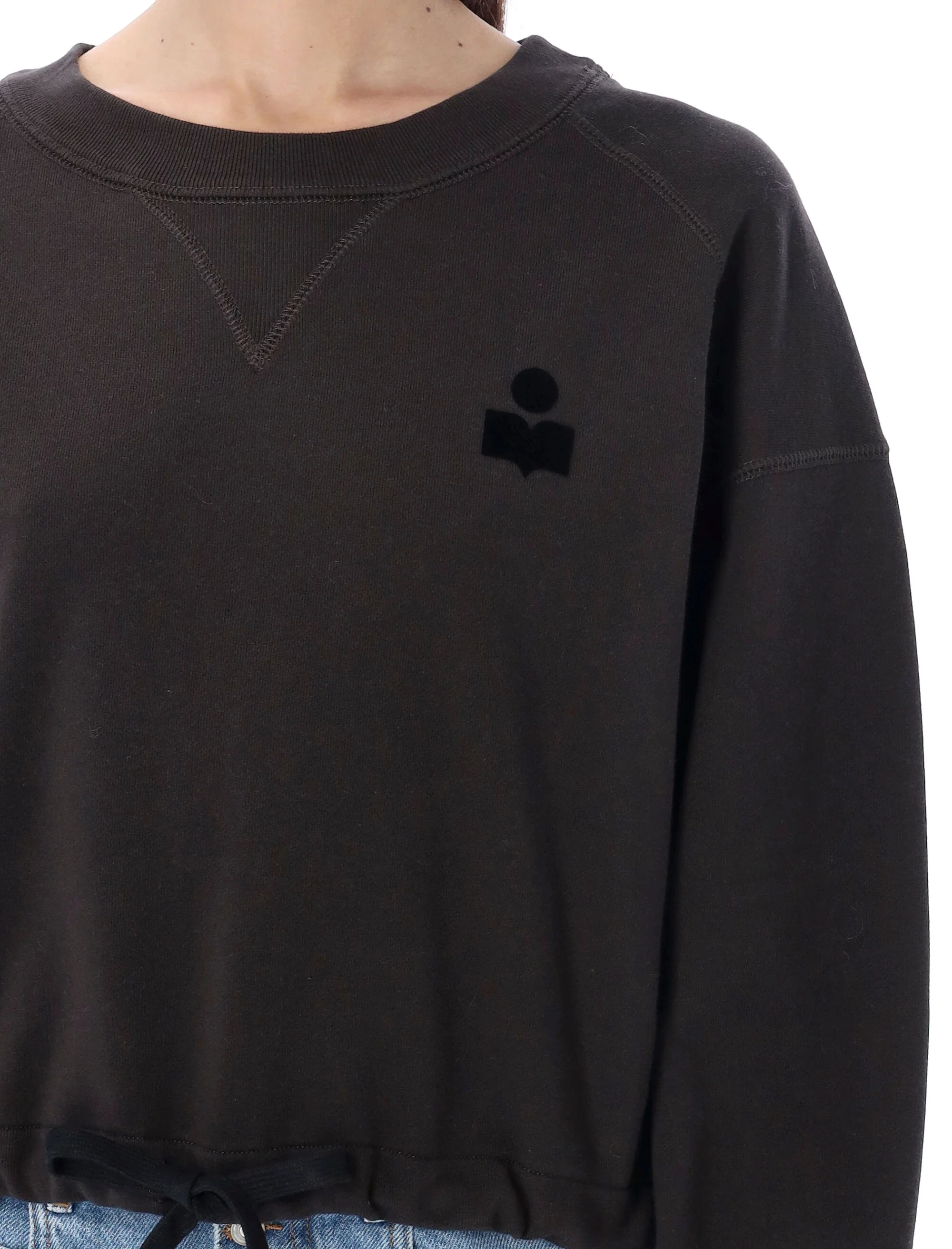 Marant Etoile Cotton-blend Mini Hoodie for Women - Image 3