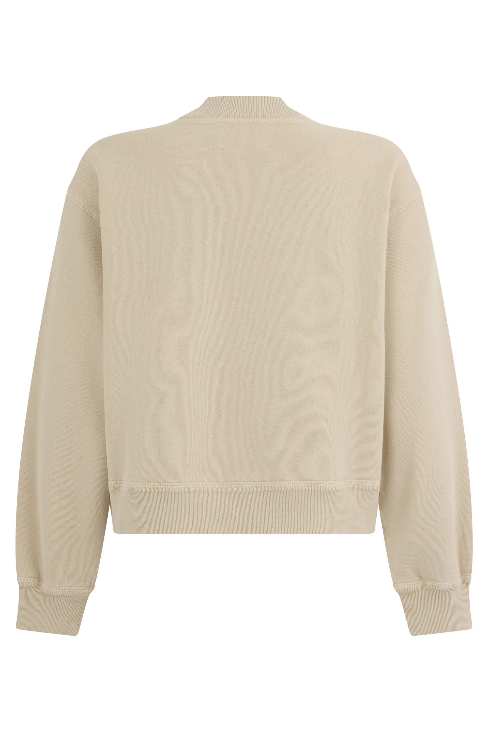 Marant Étoile Cropped Cotton Sweatshirt with Embroidered Details - Image 2