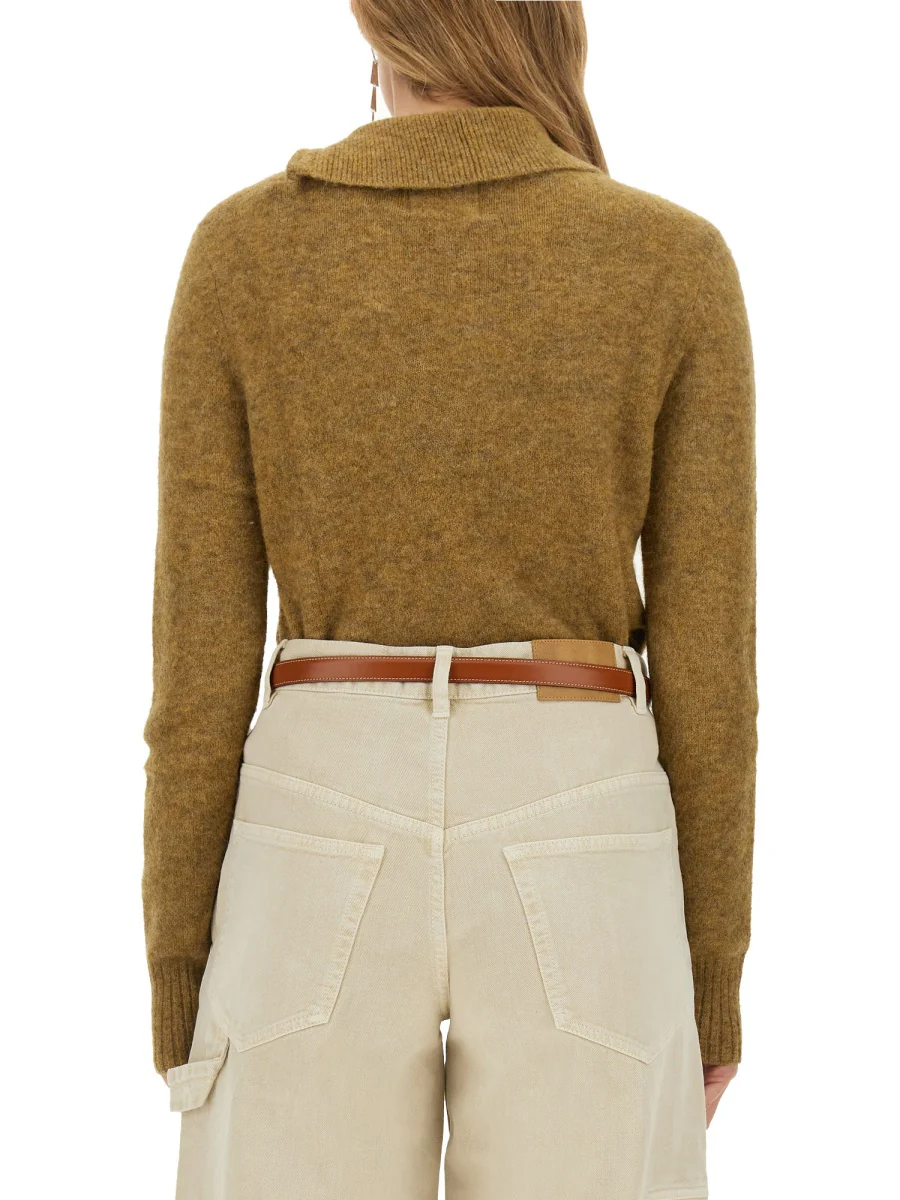 Marant Étoile Elegant Baby Alpaca Blend T-Shirt - Image 3