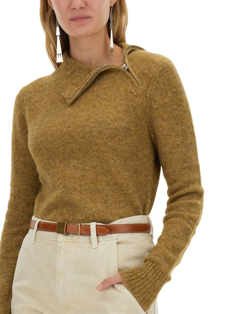 Marant Étoile Elegant Baby Alpaca Blend T-Shirt - Image 4