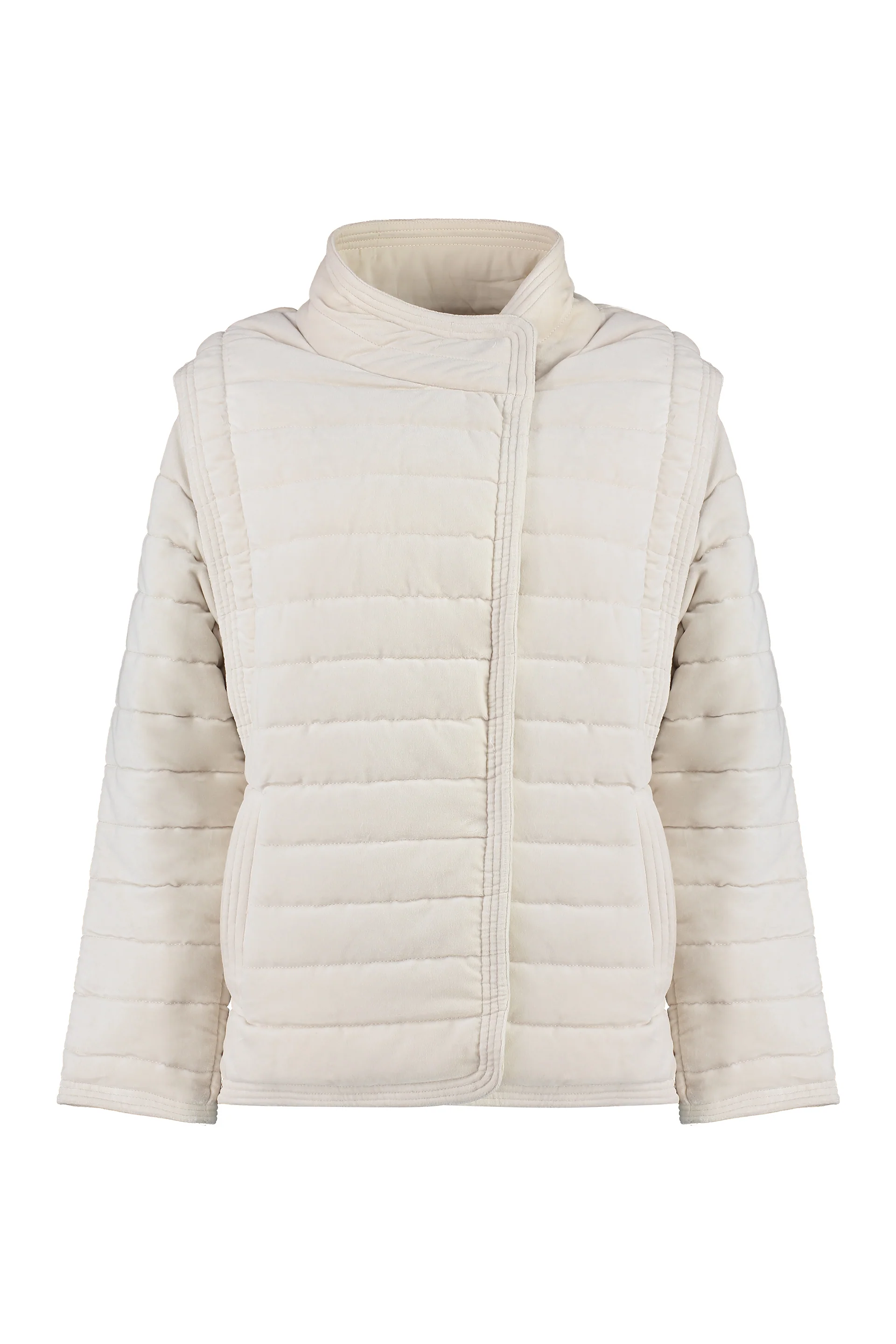 Marant Étoile ISABEL MARANT ETOILE High-neck Detachable-sleeve Padded Shell Jacket