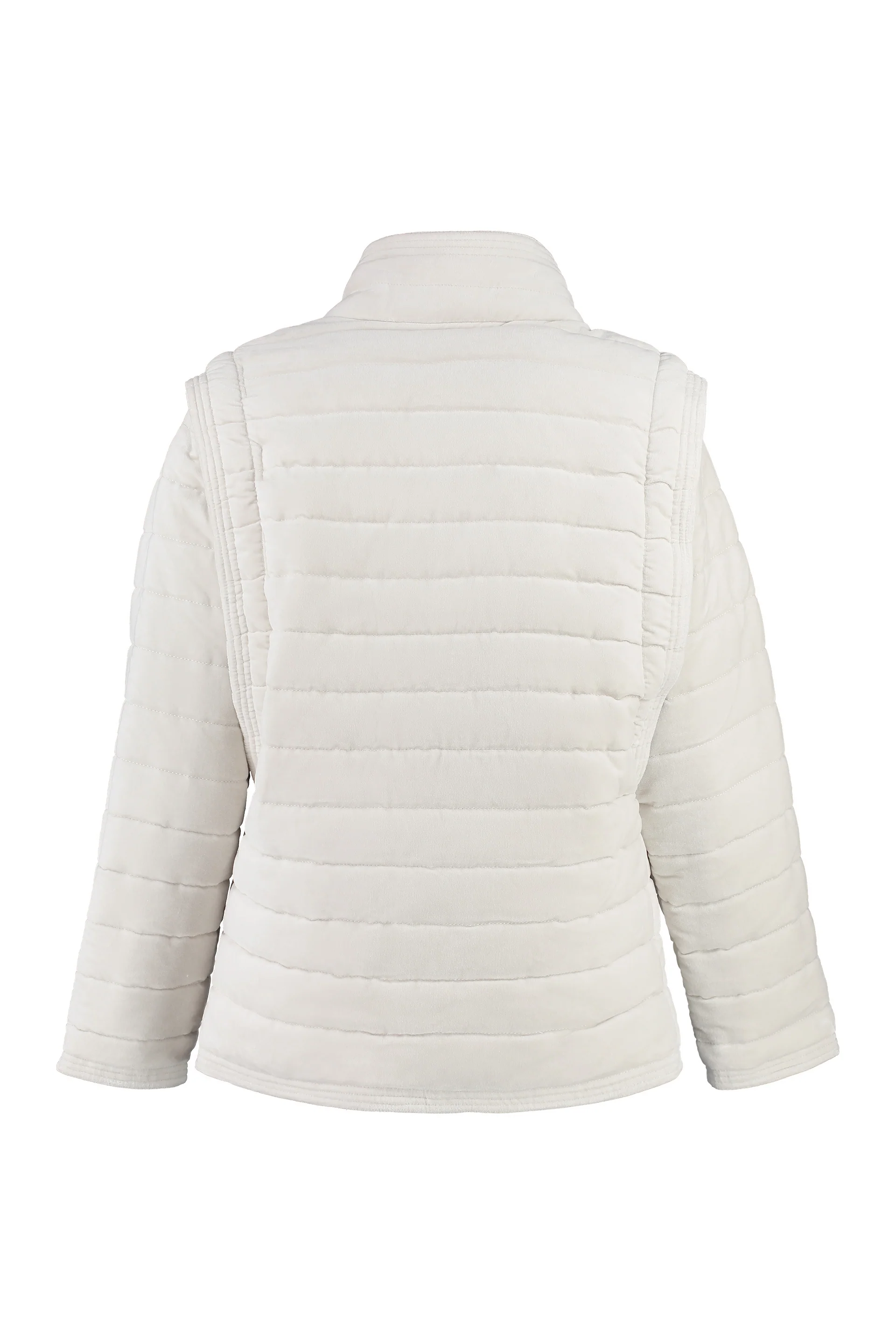 Marant Étoile ISABEL MARANT ETOILE High-neck Detachable-sleeve Padded Shell Jacket - Image 4