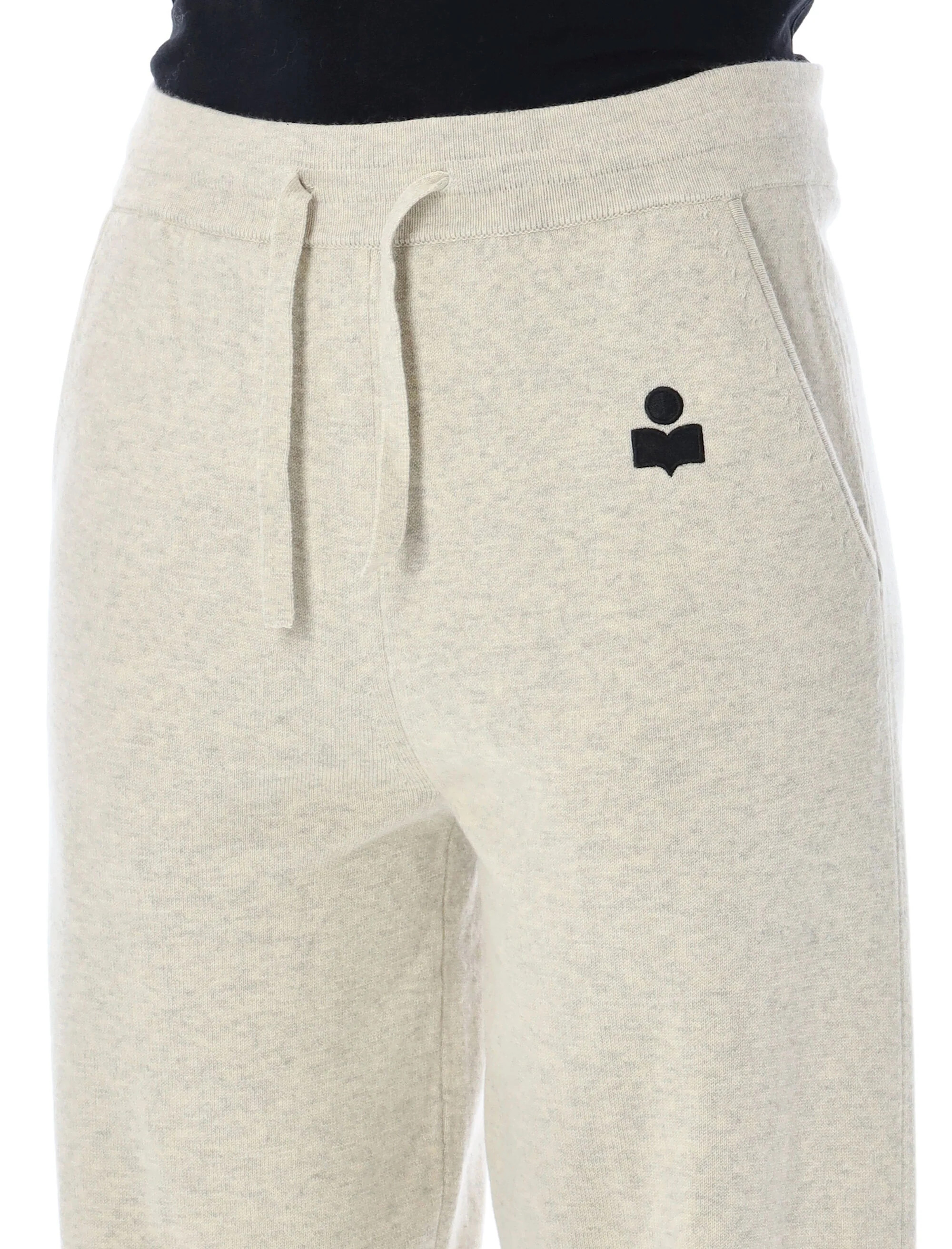 MARANT ETOILE Kira Intarsia-knit Track Pants - Image 3
