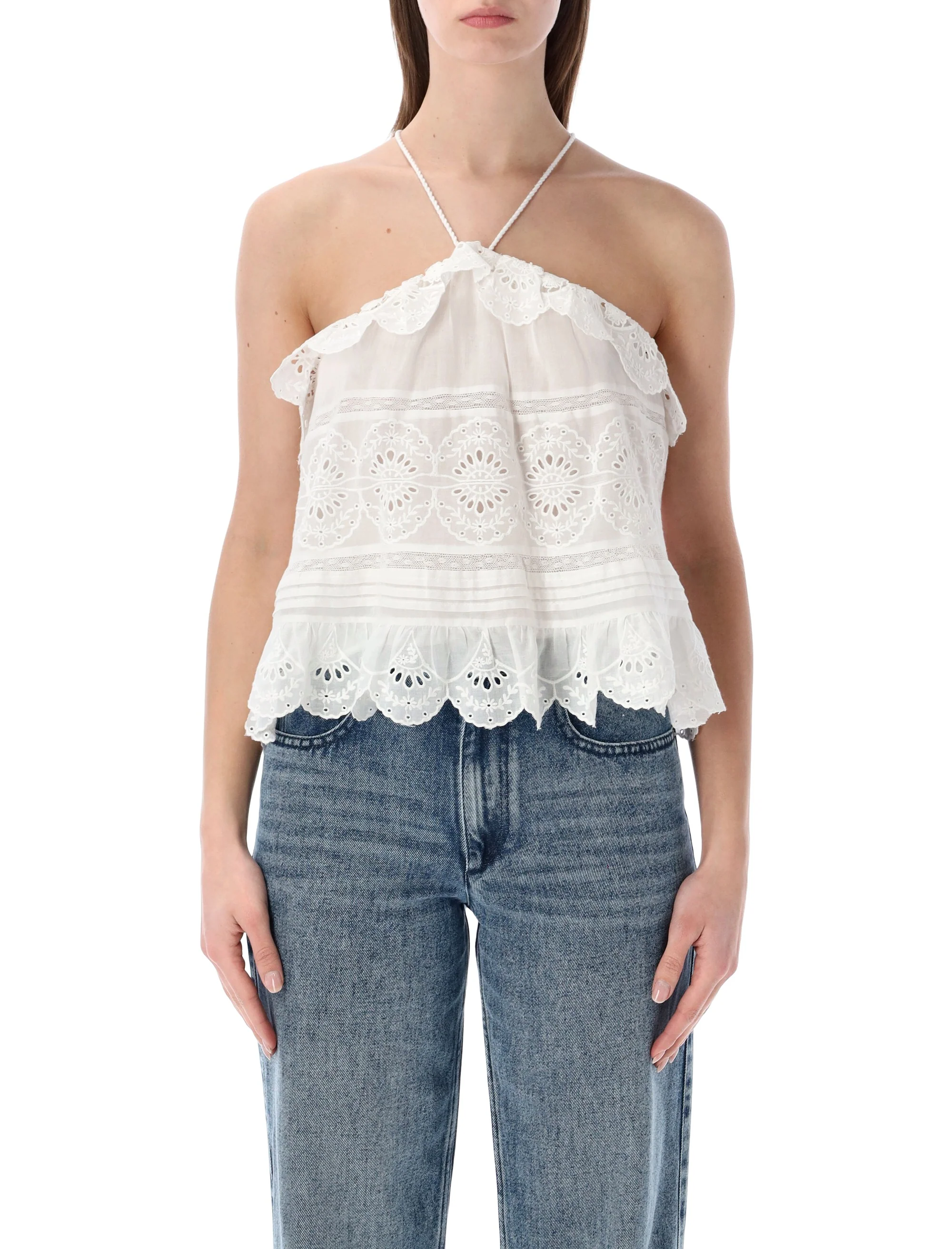 MARANT ETOILE Prisha Lace Top
