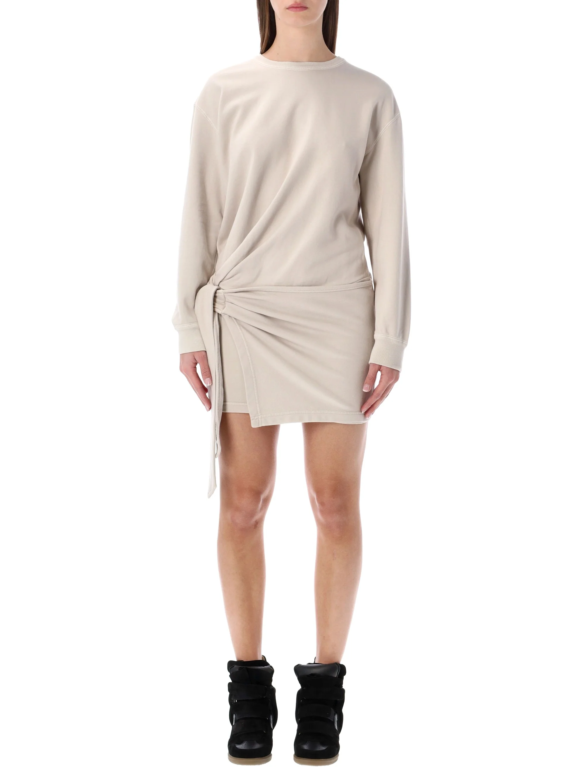 MARANT ETOILE Zae Long-sleeve Mini Dress