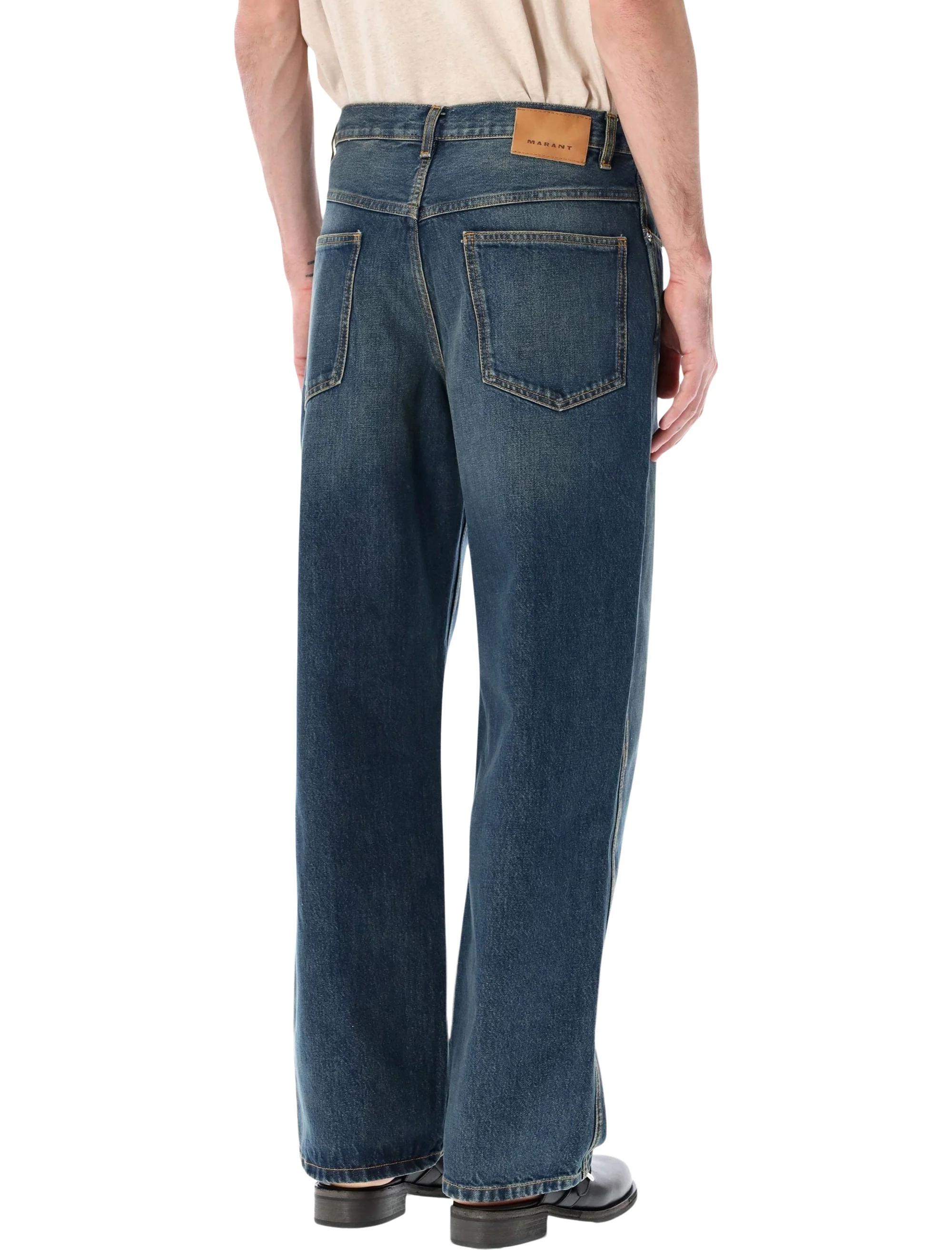 Marant Relaxed Fit Wide Leg Jeans - Size 32 - Image 2