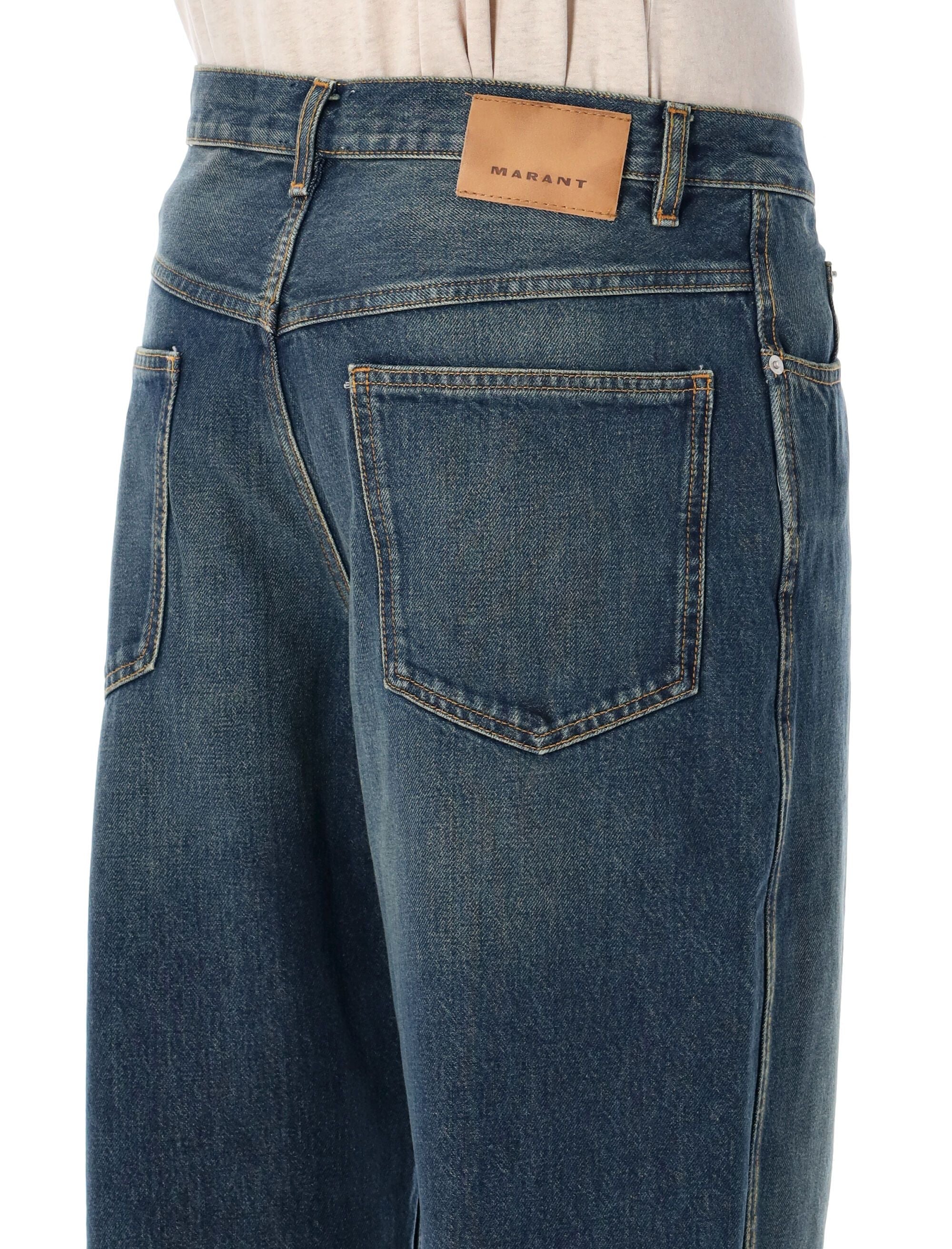 Marant Relaxed Fit Wide Leg Jeans - Size 32 - Image 3