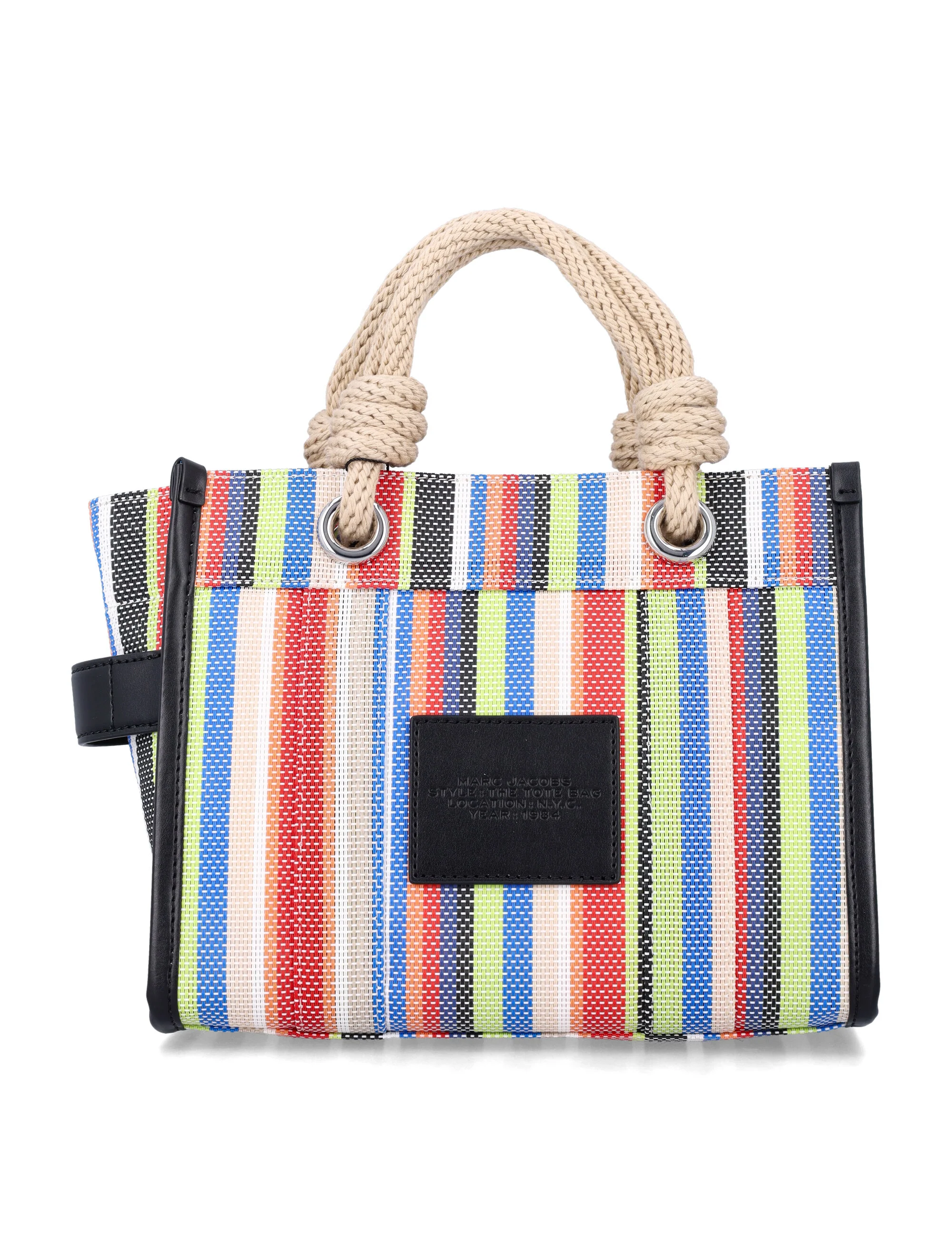 Marc Jacobs Mini Striped Mesh Tote Handbag - Image 3