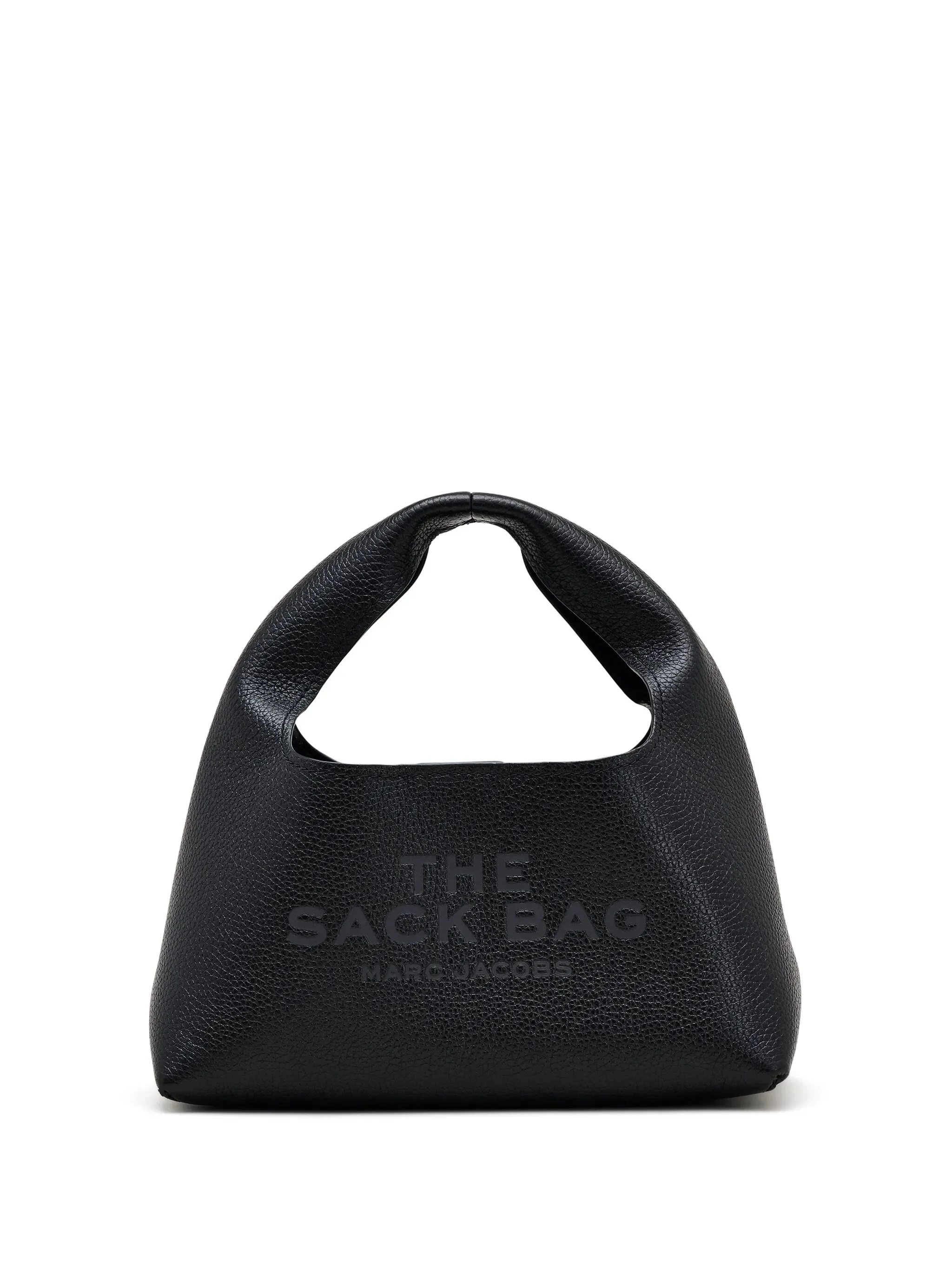 Marc Jacobs Structured Top Handle Bag with Logo Print
