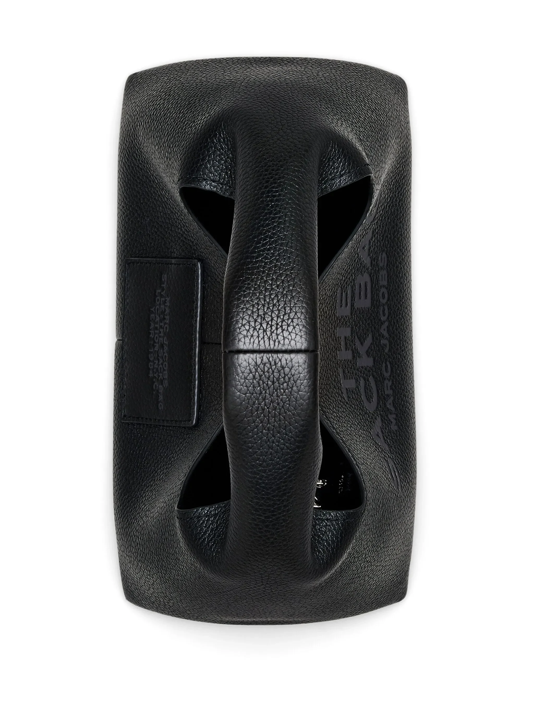 Marc Jacobs Structured Top Handle Bag with Logo Print - Image 5