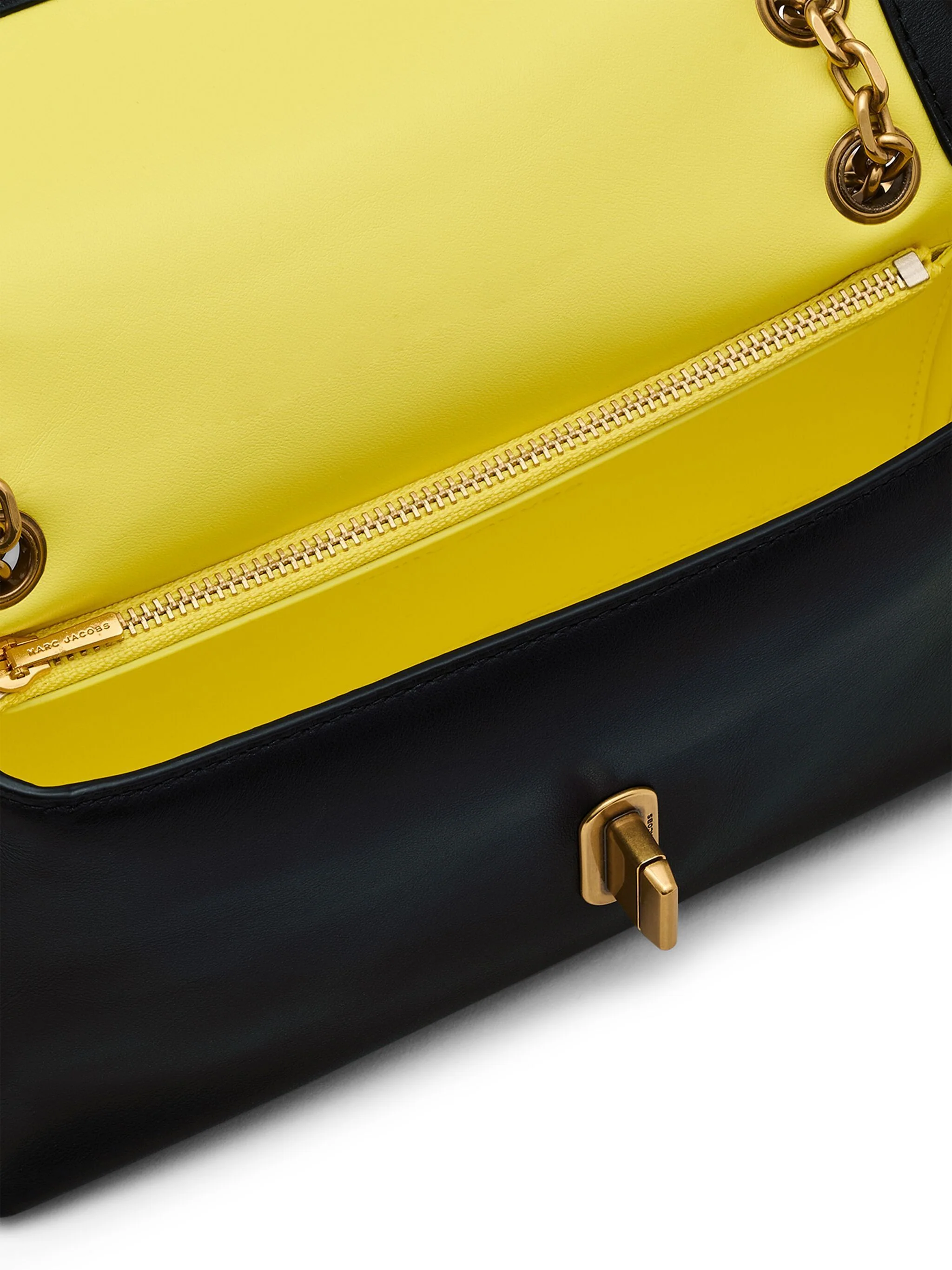 MARC JACOBS The Dual Chain Leather Mini Shoulder Bag - Image 5