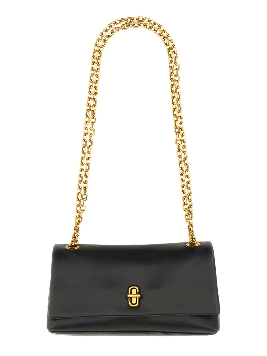 MARC JACOBS The Dual Chain Leather Mini Shoulder Bag - Image 6