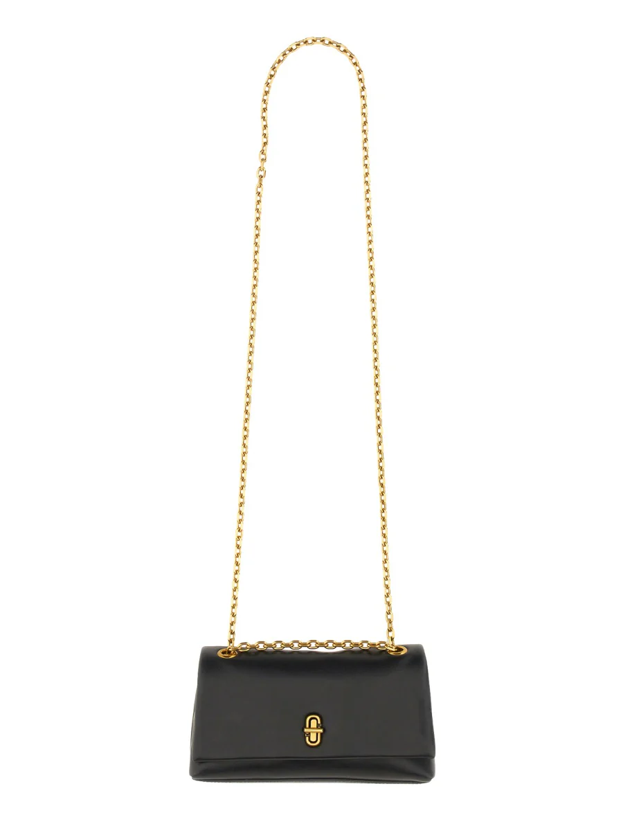 MARC JACOBS The Dual Chain Leather Mini Shoulder Bag - Image 7