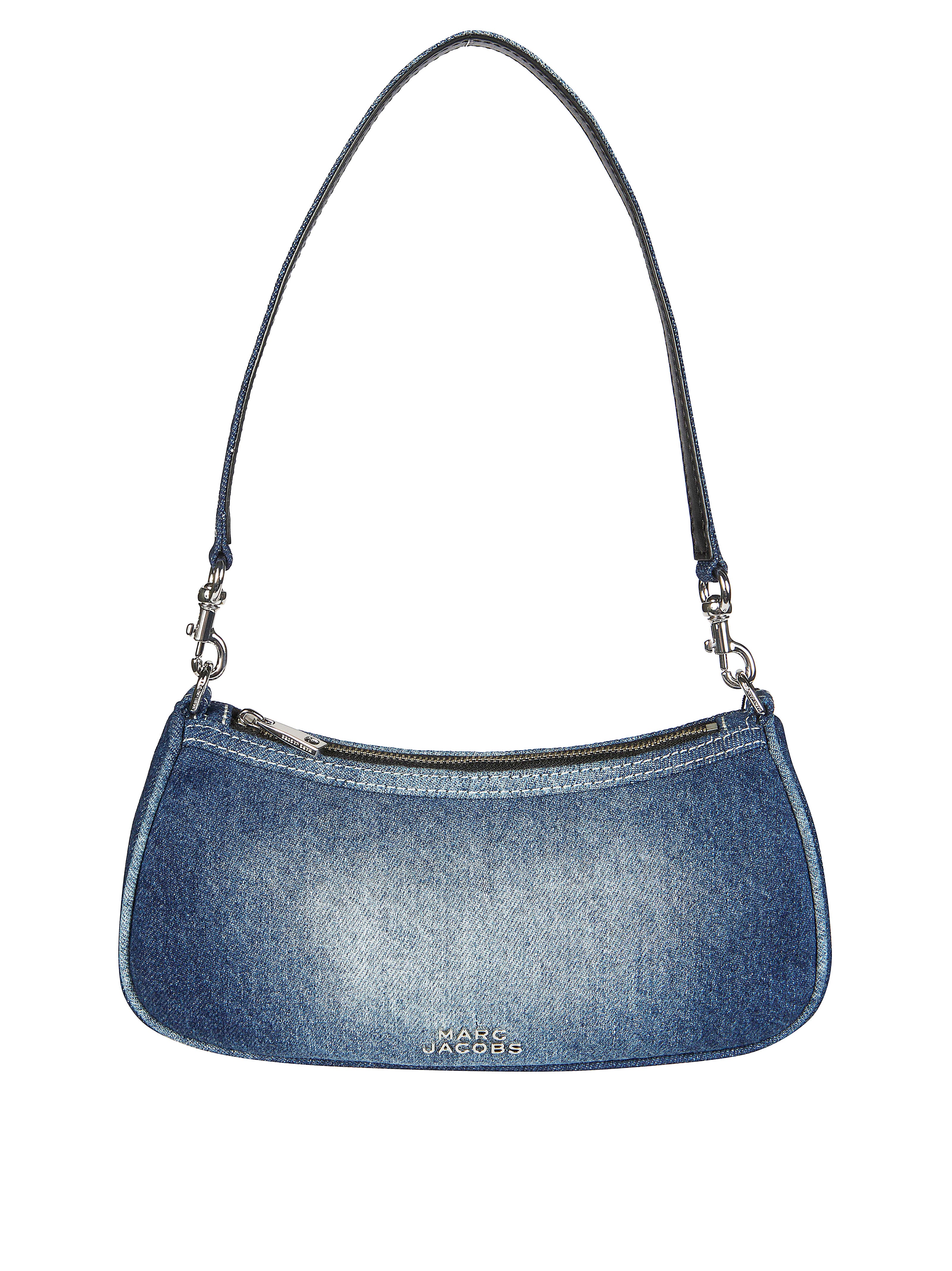 Marc Jacobs The Faded Denim Charm Shoulder Bag