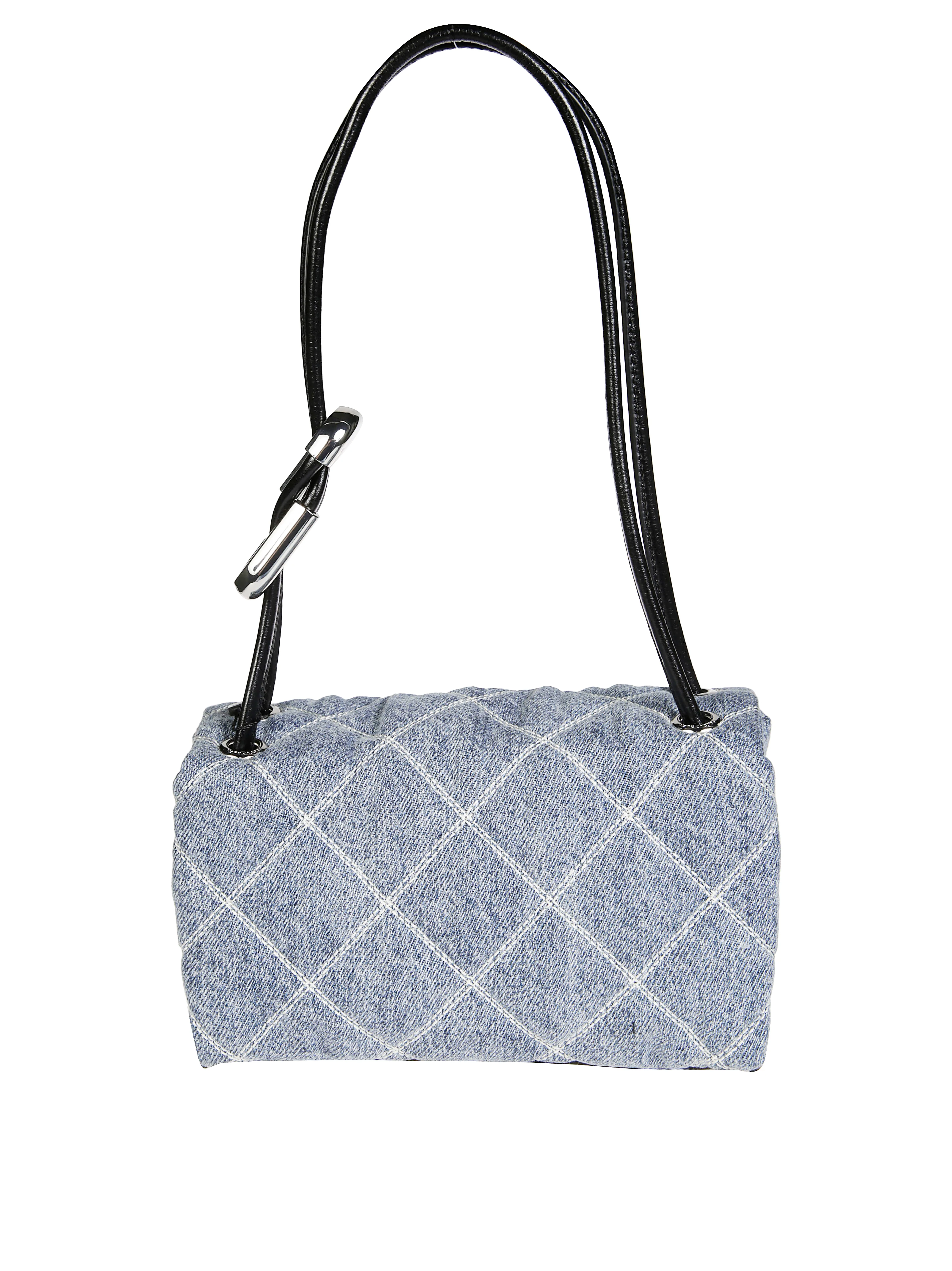 Marc Jacobs The Quilted Denim Mini Dual Shoulder Bag - Image 3