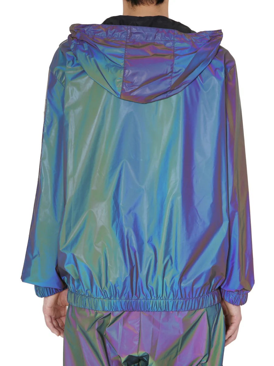 MARCELO BURLON COUNTY OF MILAN Iridescent Lightweight Hooded Jacket - Image 3