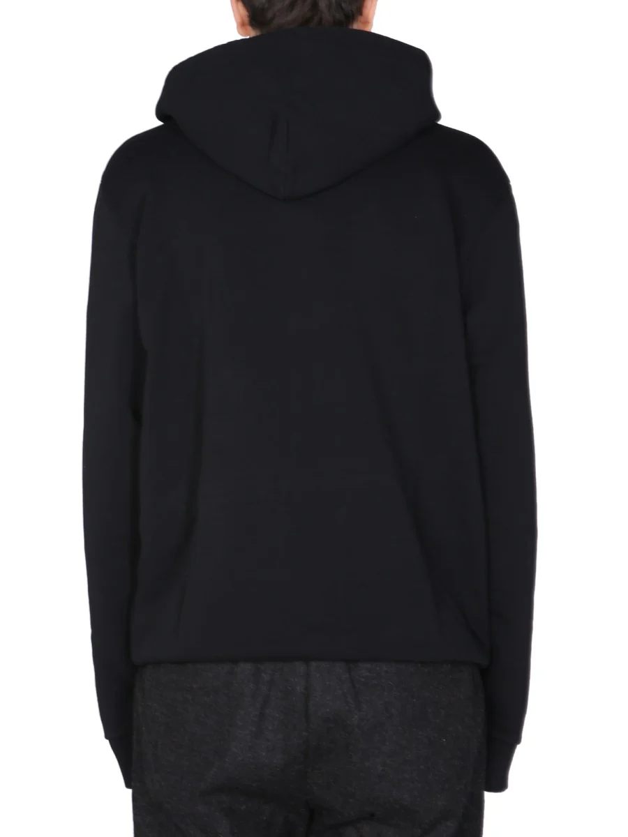 MARCELO BURLON COUNTY OF MILAN Logo-print Cotton Drawstring Hoodie - Image 3
