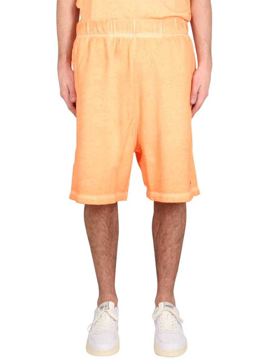 MARCELO BURLON COUNTY OF MILAN Men's Mini Bermuda Shorts with Logo