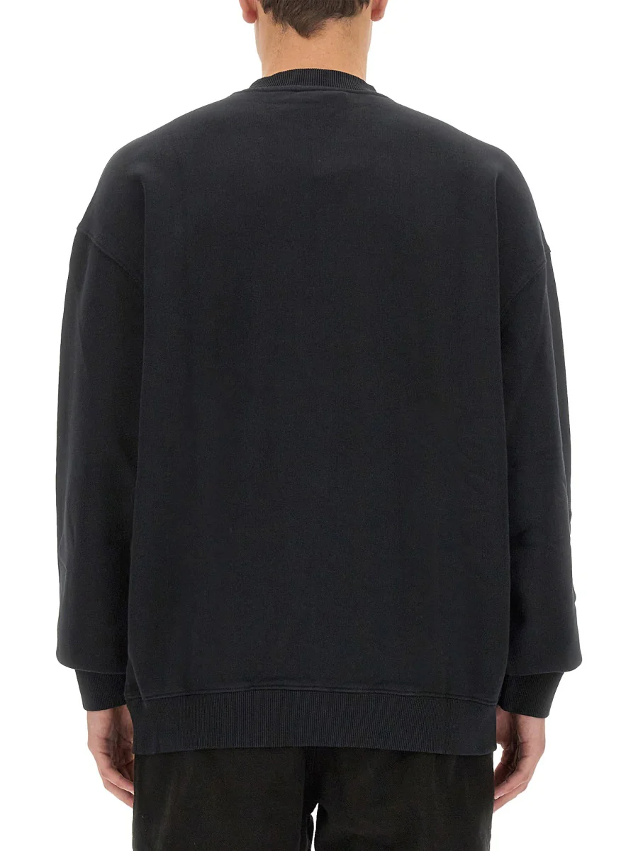 MARCELO BURLON COUNTY OF MILAN Optical Cross Cotton Sweatshirt - Image 3