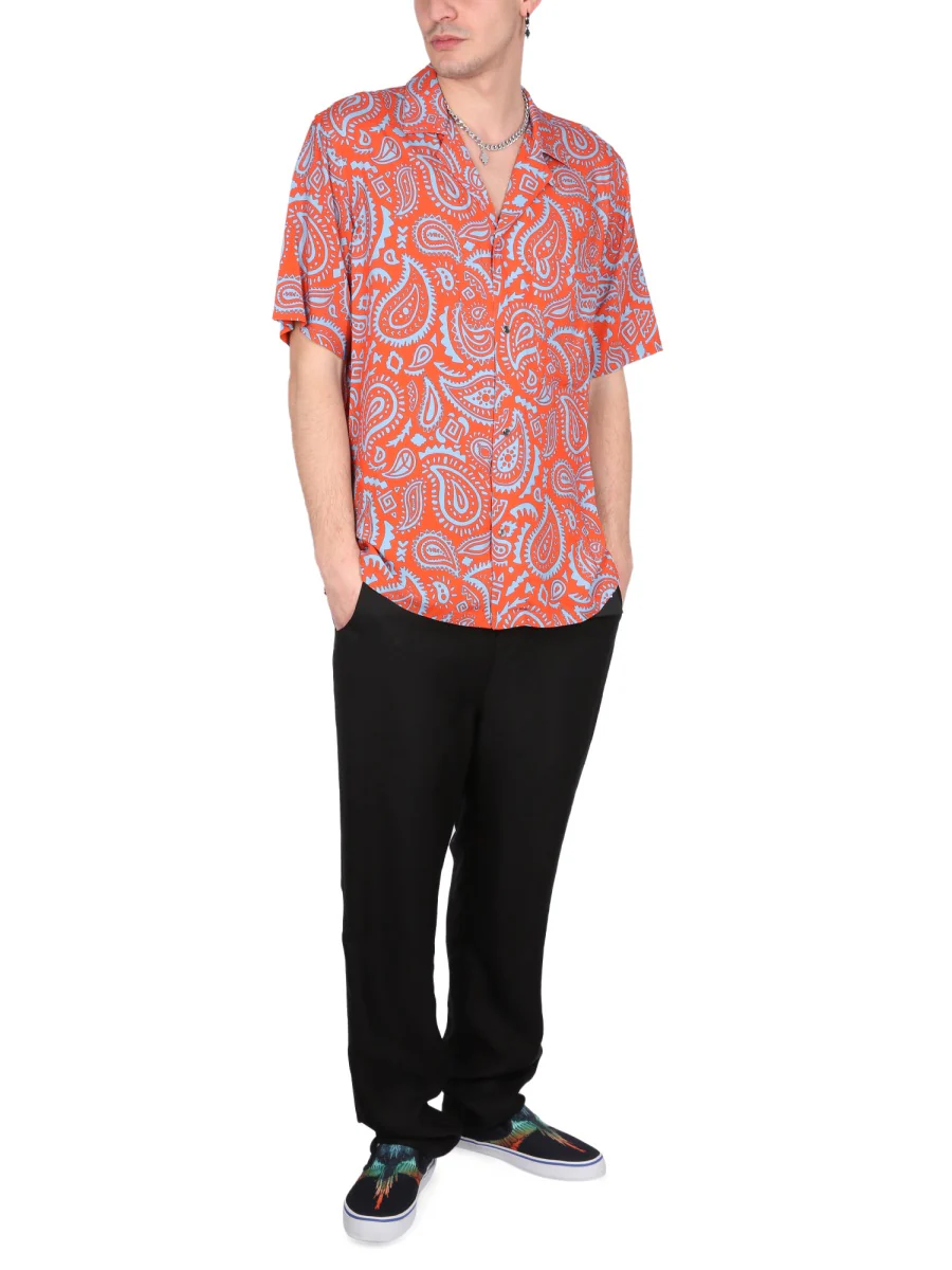 MARCELO BURLON COUNTY OF MILAN Paisley Hawaii Shirt - Image 2