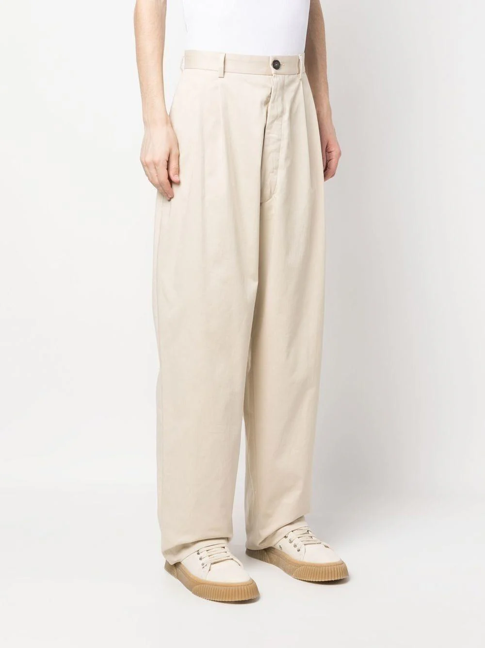 Marcelo Burlon Tailored Cotton Over Pants for Men - Image 3