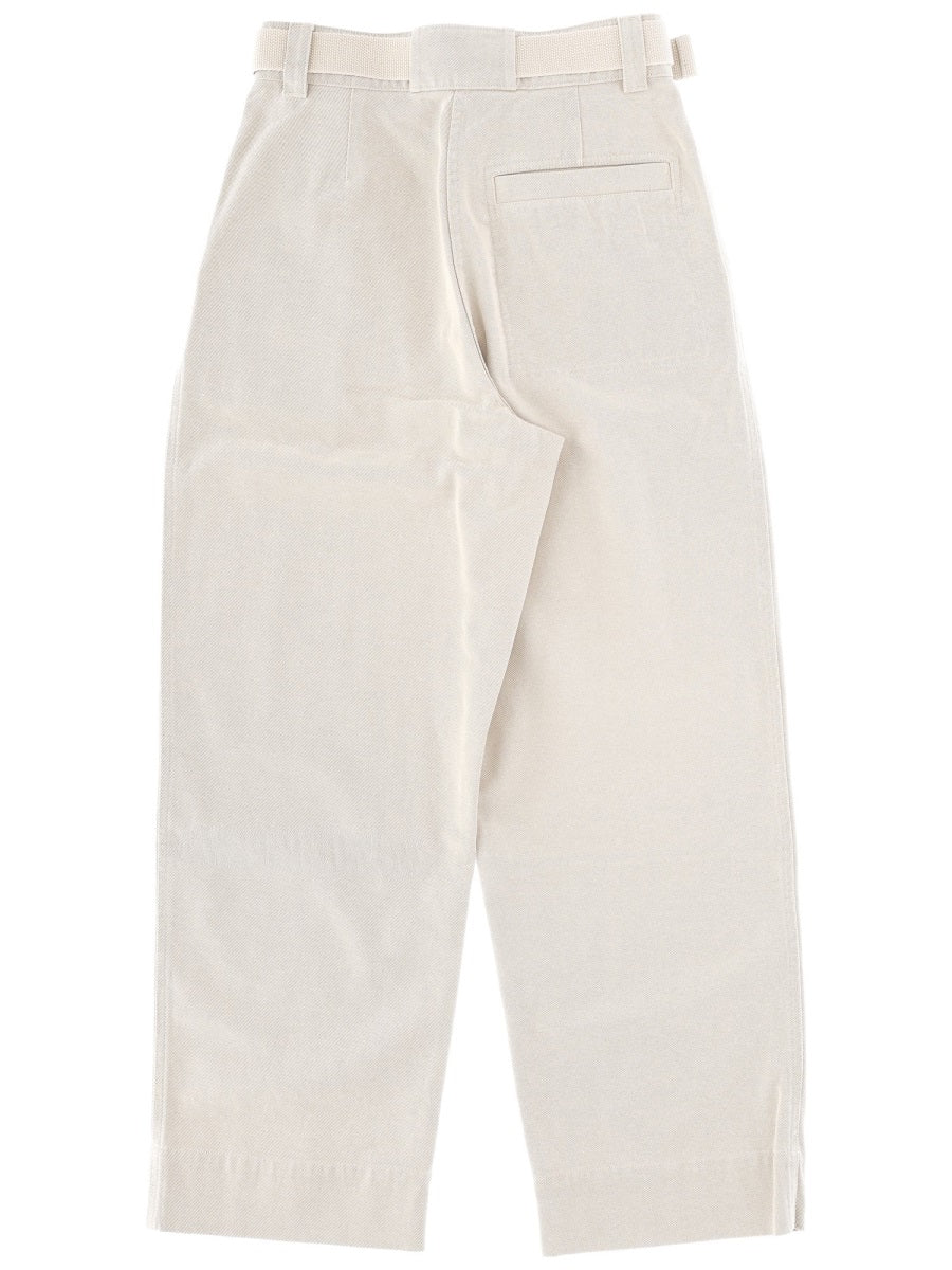 MARGARET HOWELL Belted Pleat-detail Trousers - Image 2