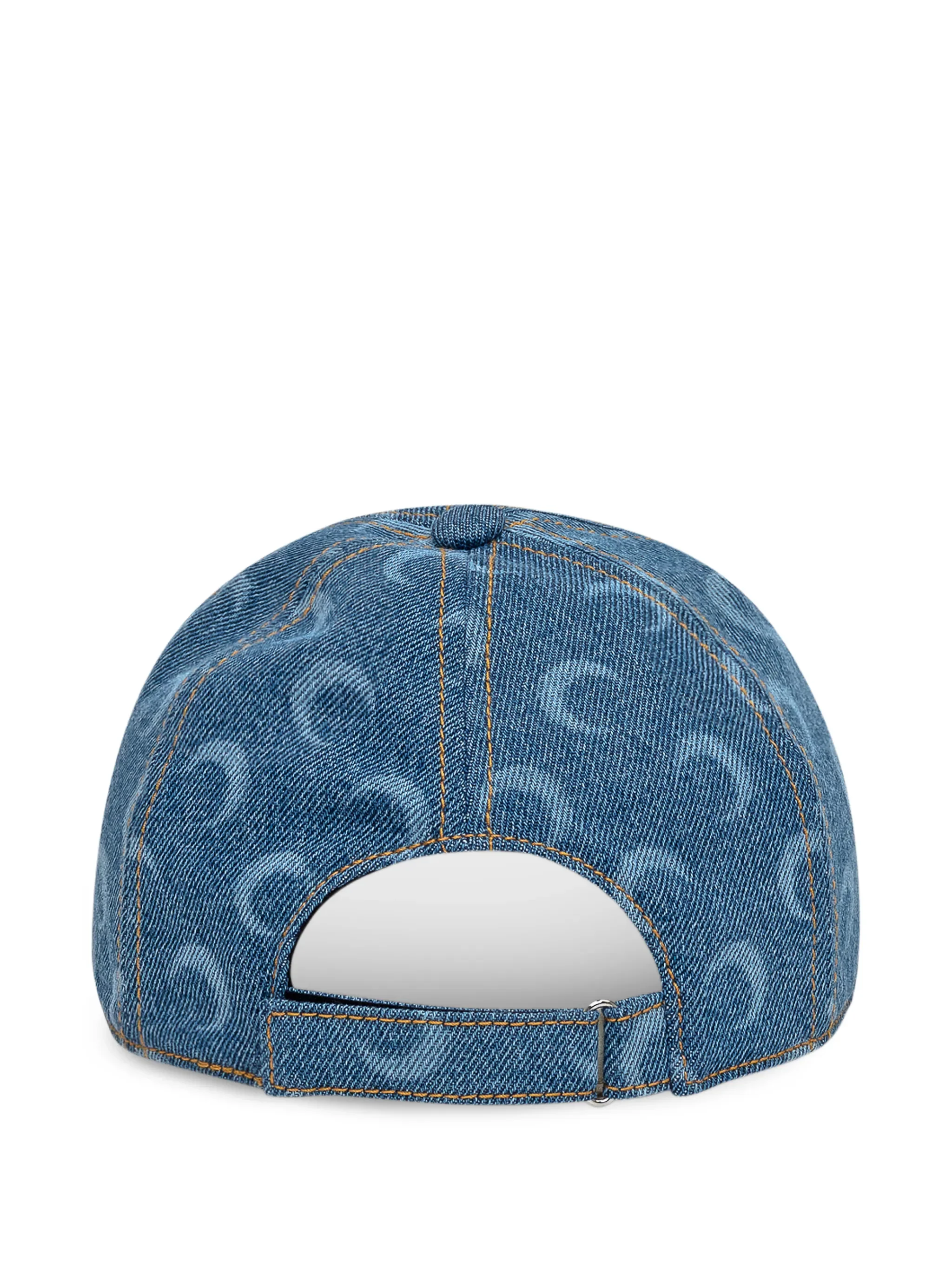 Marine Serre Adjustable Cotton Lined Bucket Hat with Logo Detail - Image 2