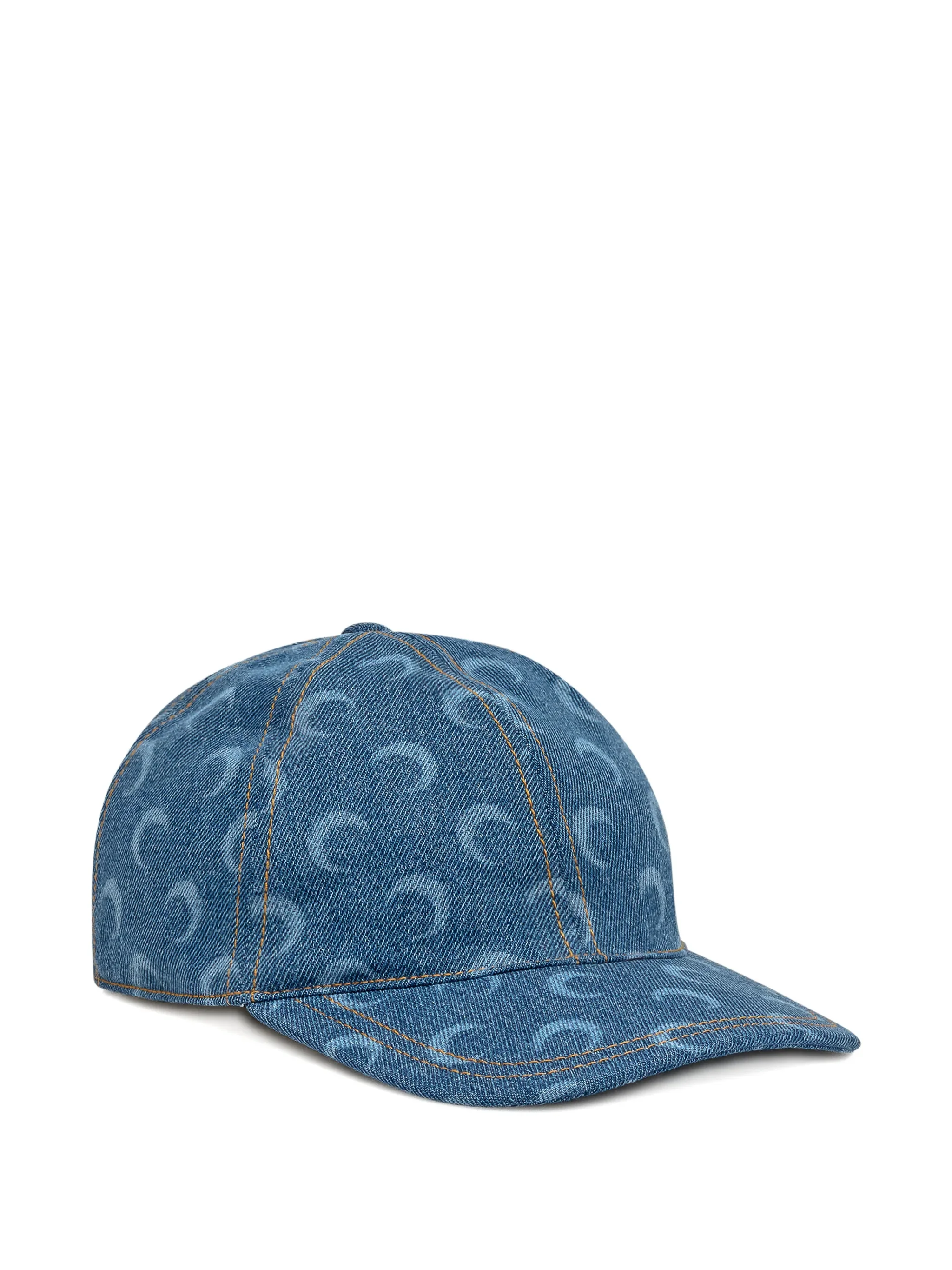 Marine Serre Adjustable Cotton Lined Bucket Hat with Logo Detail - Image 3
